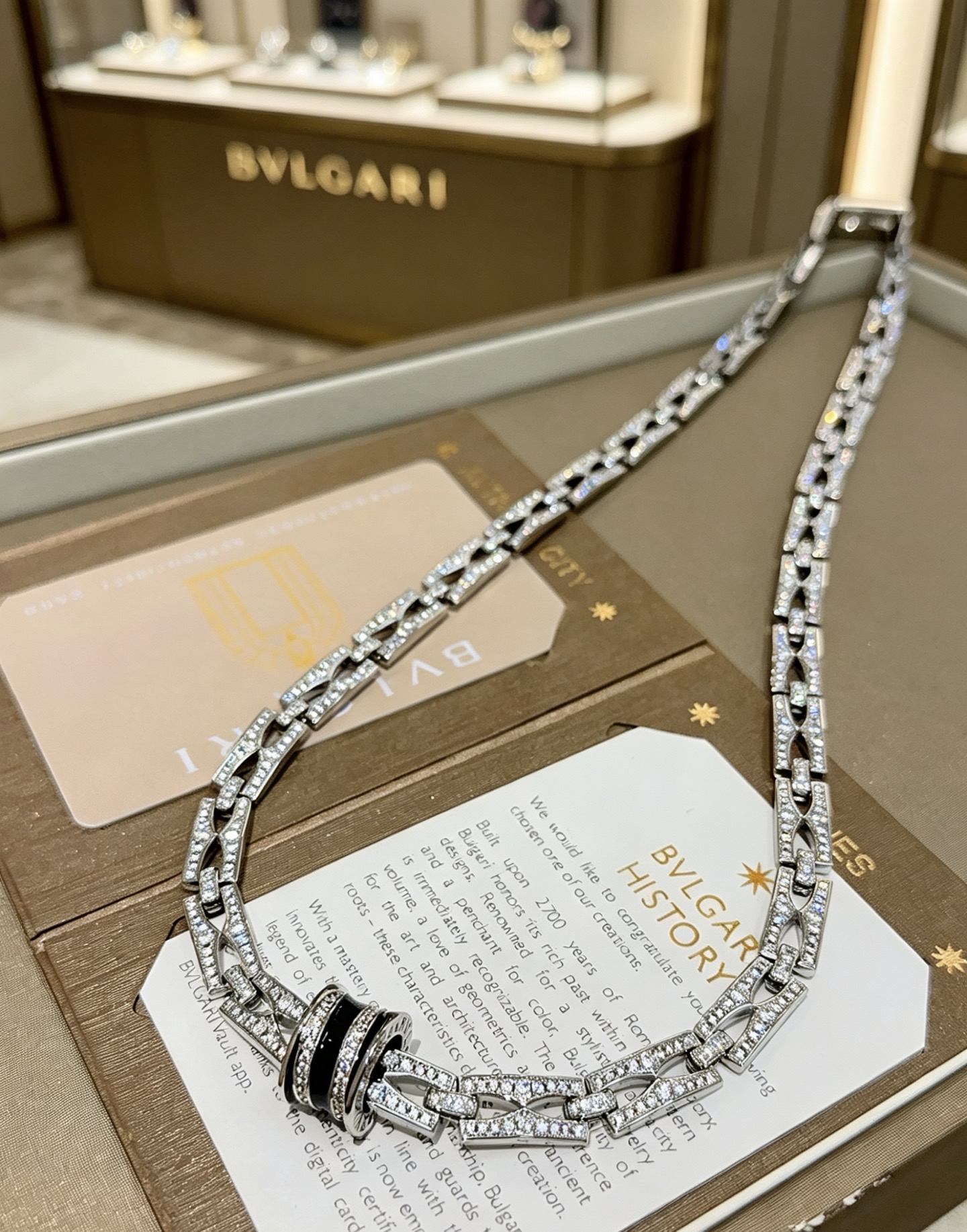 宝格丽 Bvlgari 传世高定珠宝耳环项链戒指首饰 #492E11BF 9