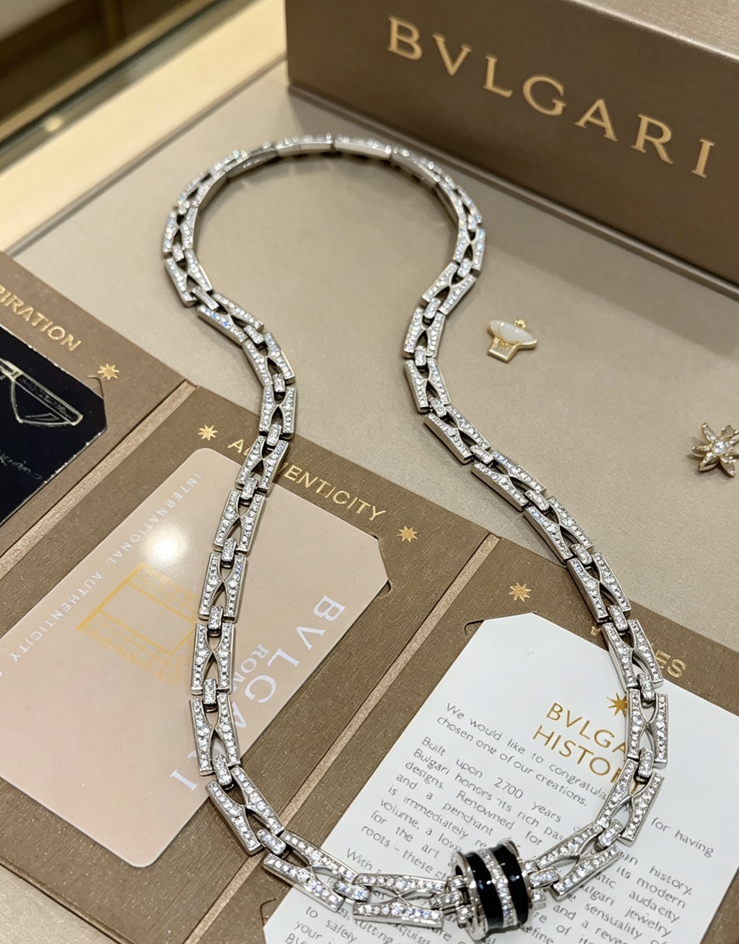 宝格丽 Bvlgari 传世高定珠宝耳环项链戒指首饰 #492E11BF 5