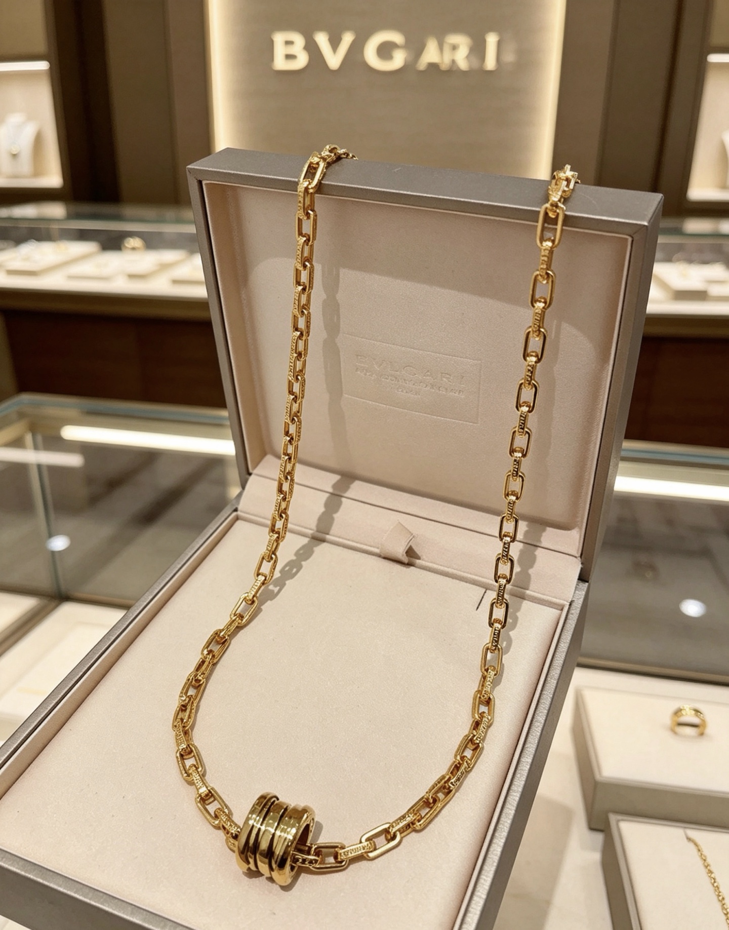 Bvlgari B zero1 necklace 18k yellow gold 46cm