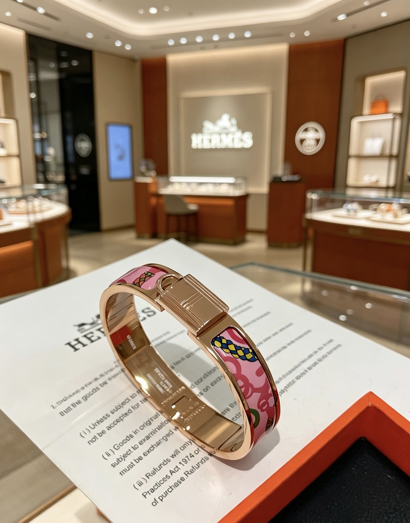 Hermes 爱马仕手镯 ❗️定制 手环 珐琅工艺太考验师傅的手艺了 要确保色泽手工制作好[色][色] 定制 都爱爱马仕手镯 ✨😝超精赞 各路 5