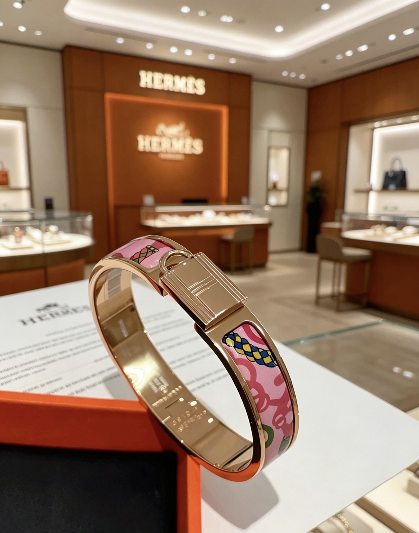 Hermes 爱马仕手镯 ❗️定制 手环 珐琅工艺太考验师傅的手艺了 要确保色泽手工制作好[色][色] 定制 都爱爱马仕手镯 ✨😝超精赞 各路 2
