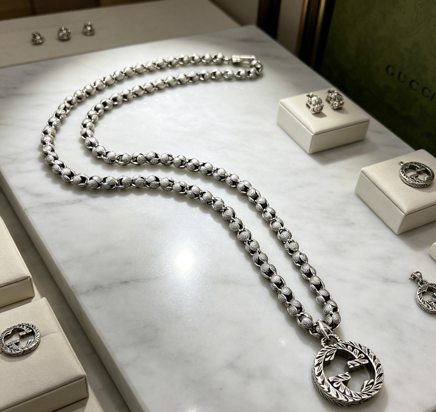 Gucci Haute Couture Haute Joaillerie Fine Jewelry Earrings Necklace Ring 9