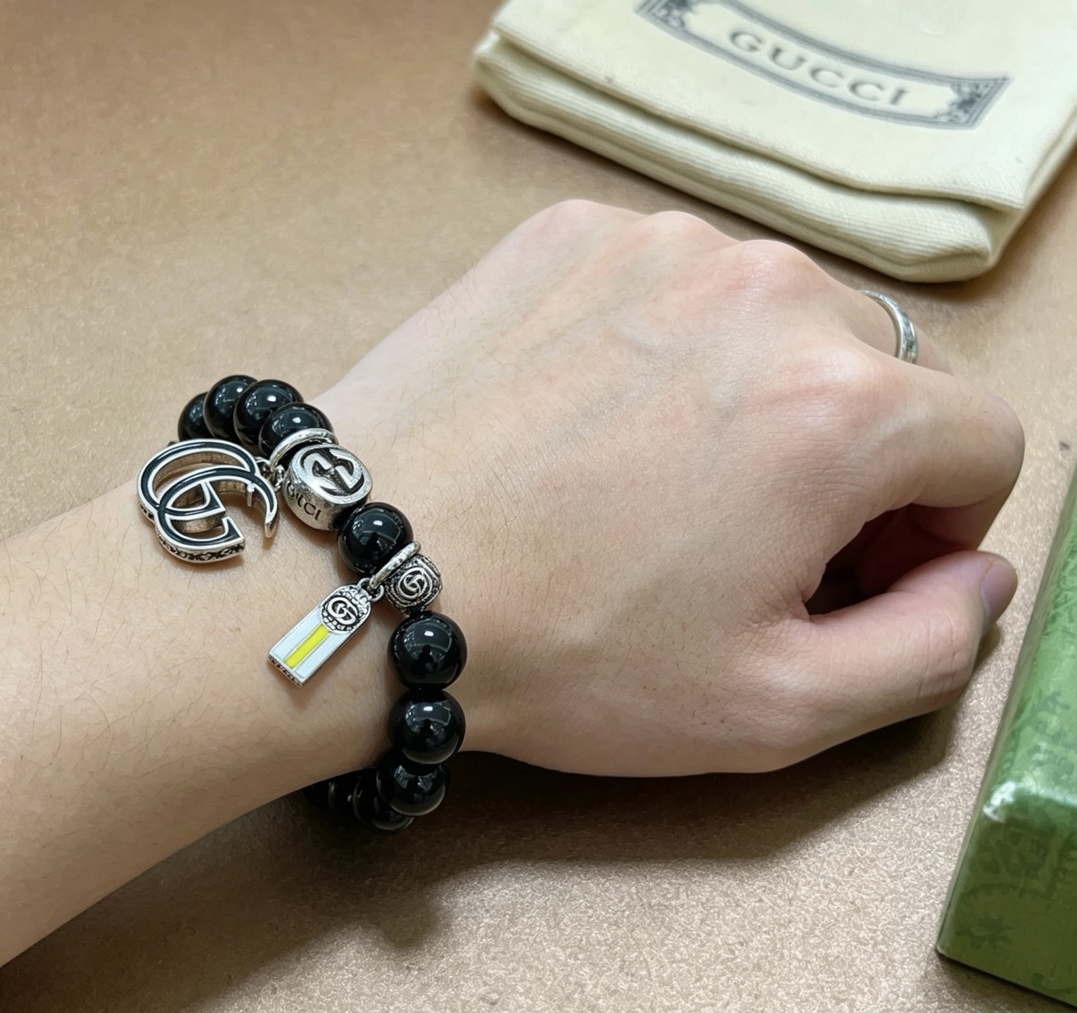古驰 Gucci 传世高定珠宝耳环项链戒指首饰 #0A3FACBB 3