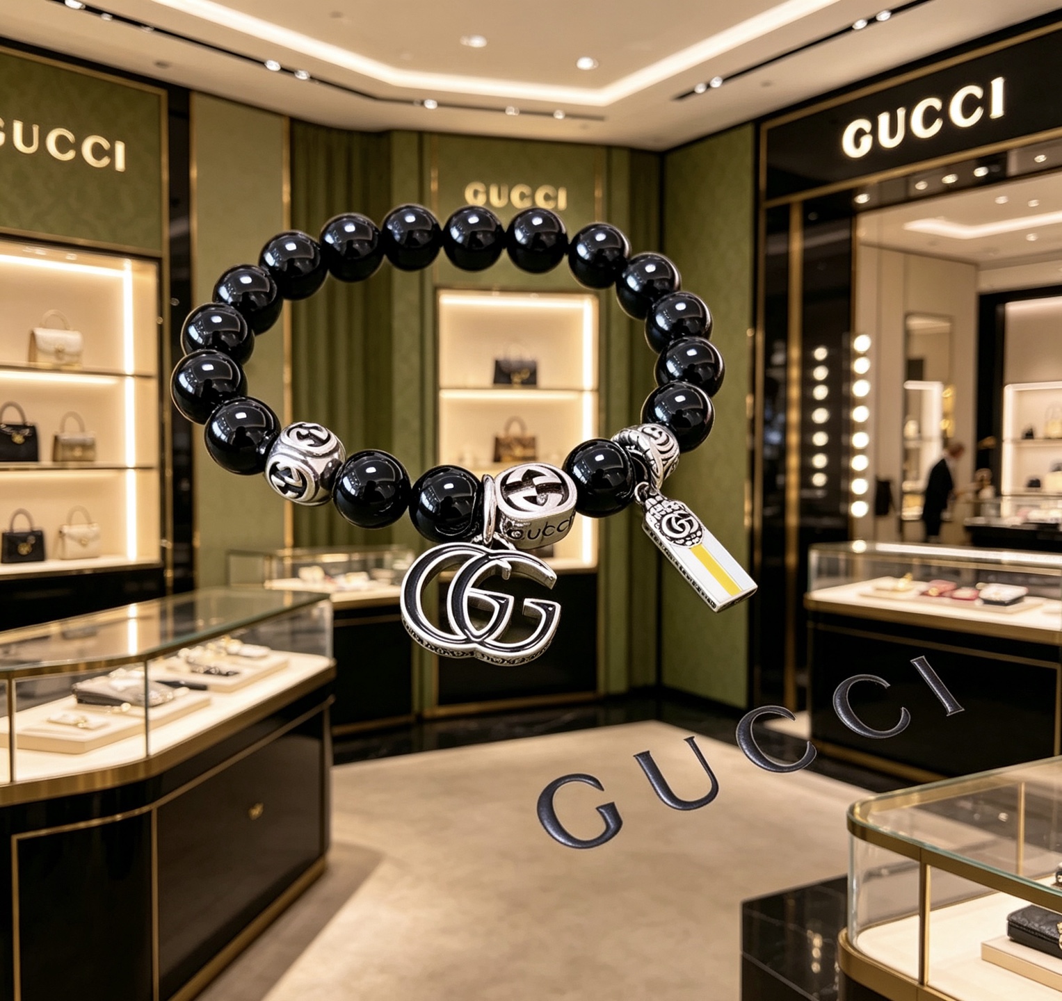 古驰 Gucci 传世高定珠宝耳环项链戒指首饰 #0A3FACBB 9