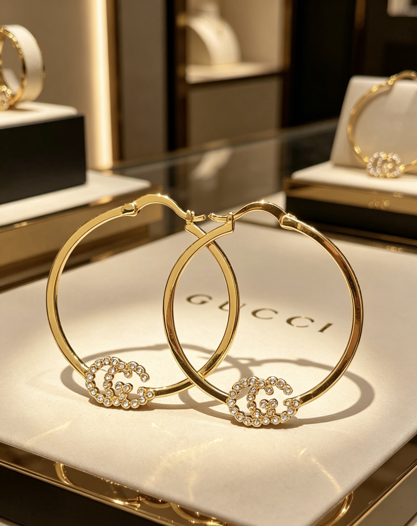 古驰 Gucci 高定典藏传世高定珠宝耳环项链戒指首饰 #E401869F 2