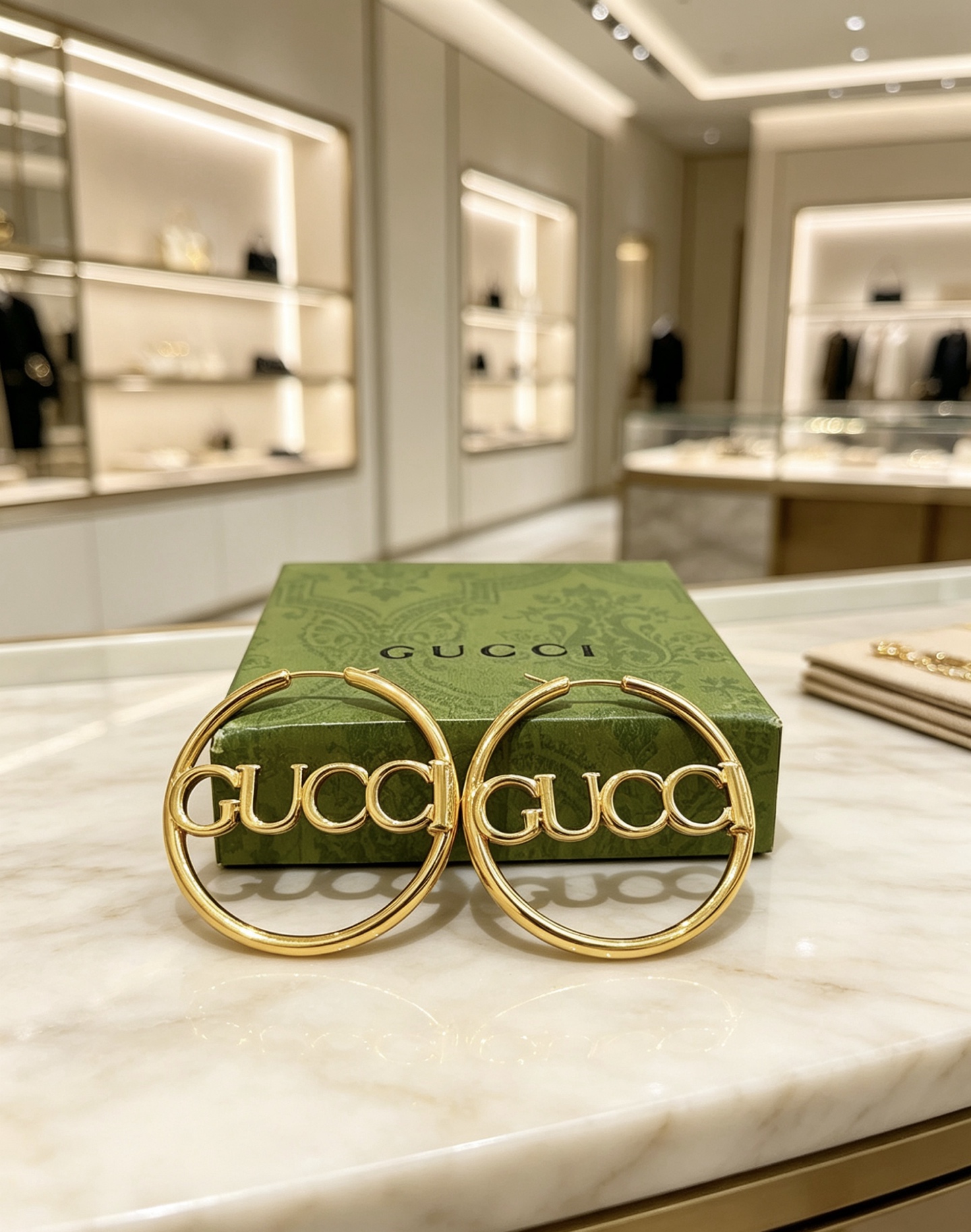 古驰 Gucci 高定典藏传世高定珠宝耳环项链戒指首饰 #0F6C432F 9