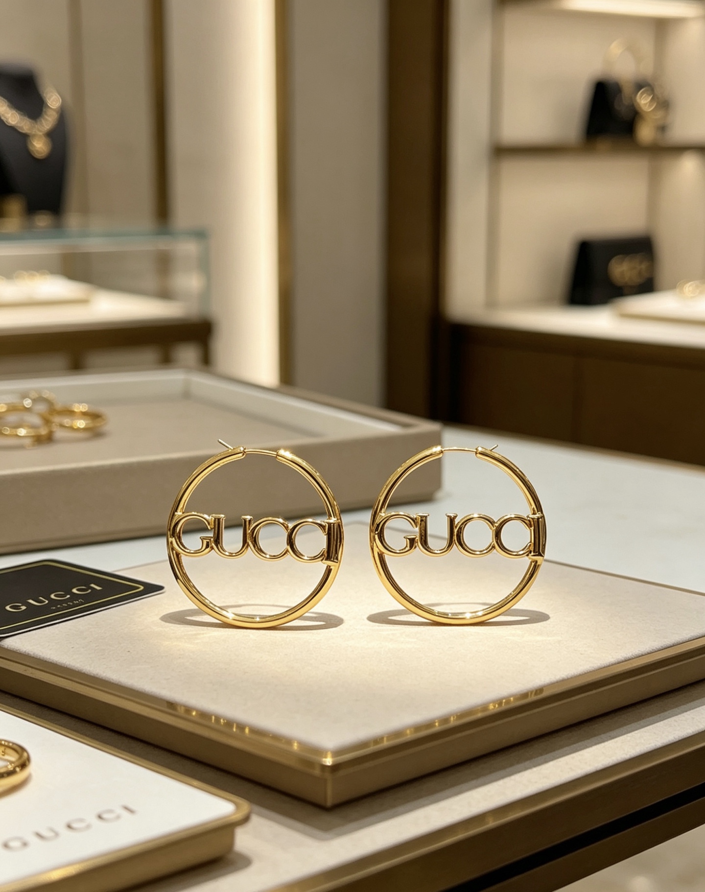古驰 Gucci 高定典藏传世高定珠宝耳环项链戒指首饰 #0F6C432F 2