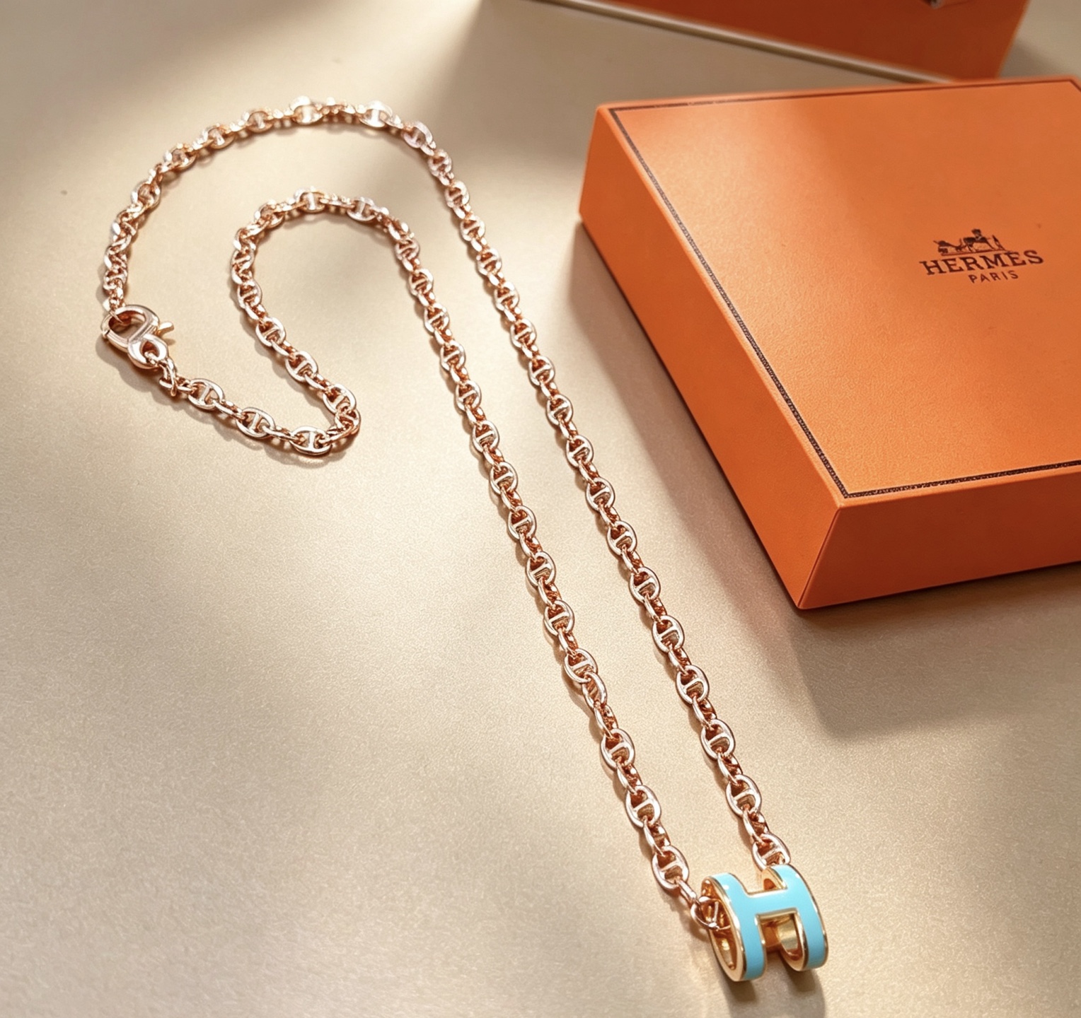 爱马仕 Hermès 传世高定珠宝耳环项链戒指首饰 #B05B72A5 5