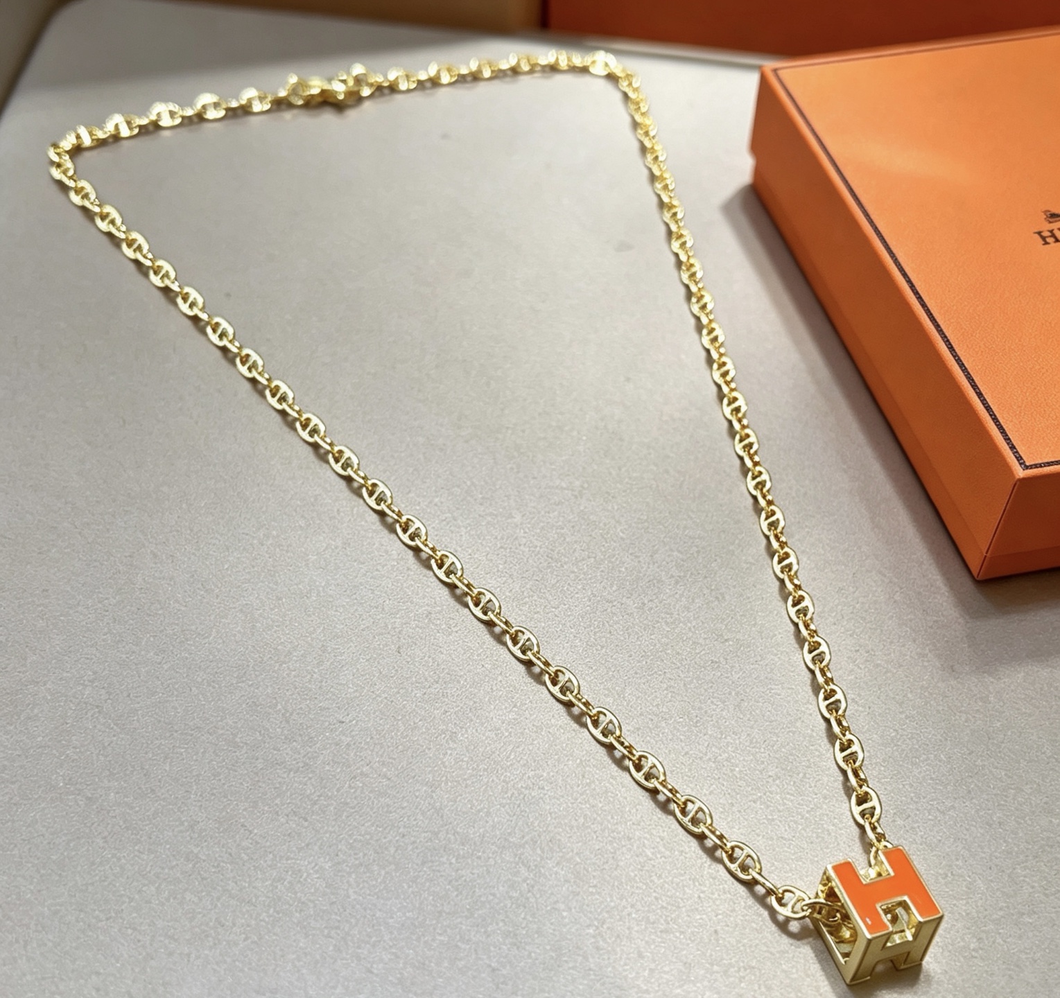 爱马仕 Hermès 传世高定珠宝耳环项链戒指首饰 #C293AE5A 8