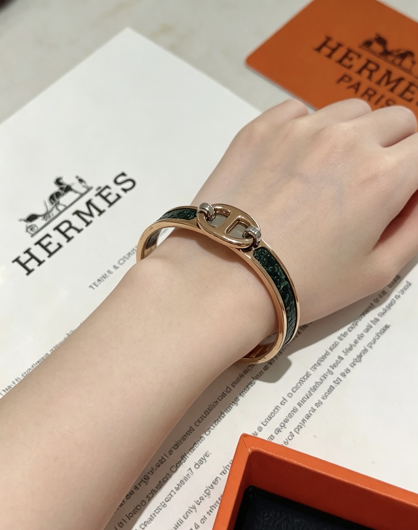 爱马仕 Hermès 传世高定珠宝耳环项链戒指首饰 #A389A212 9