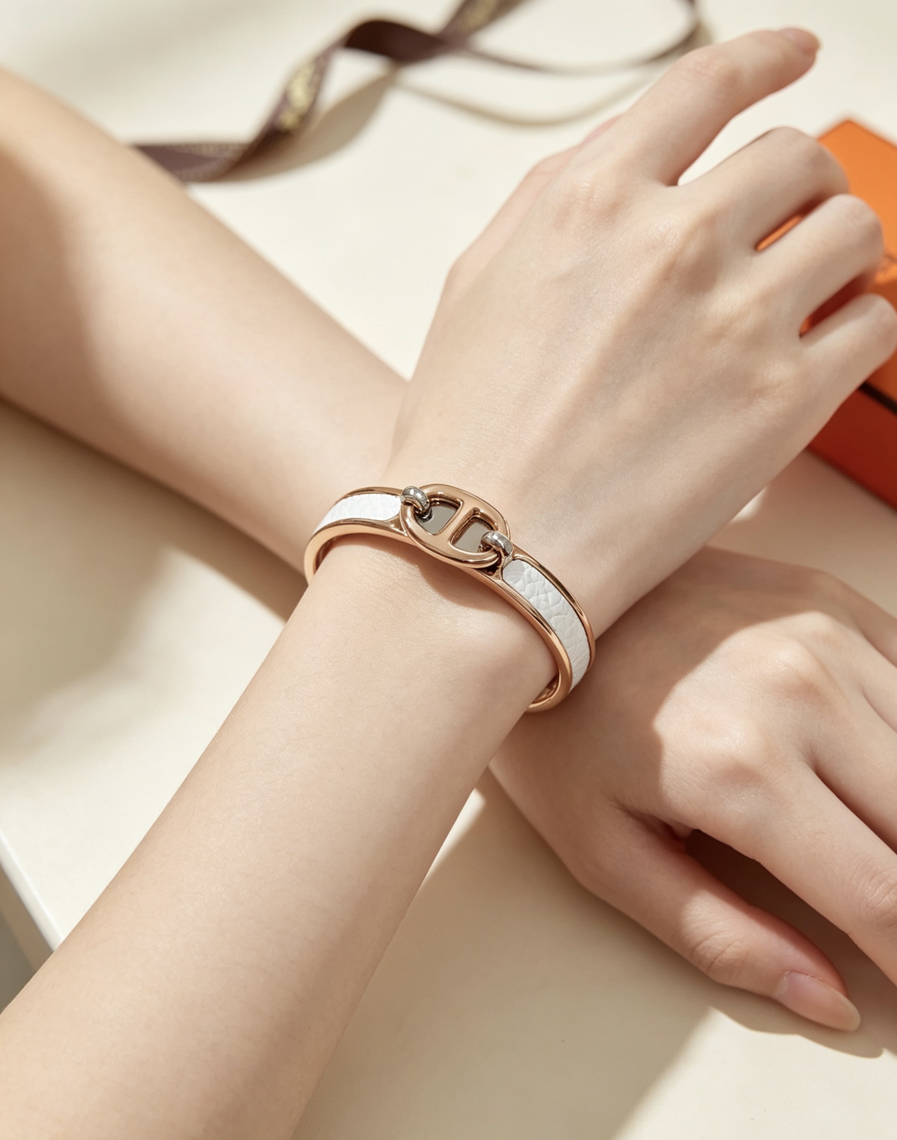 爱马仕 Hermès 传世高定珠宝耳环项链戒指首饰 #241D993E 6