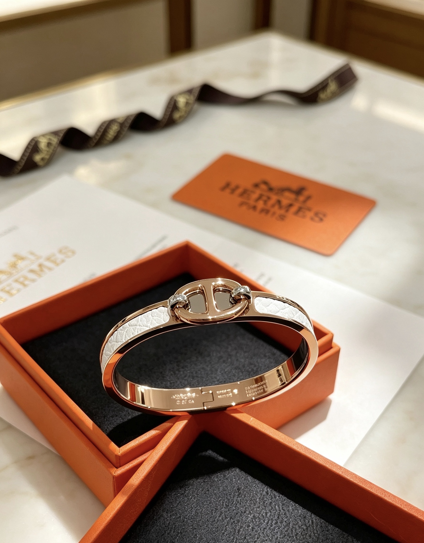 爱马仕 Hermès 传世高定珠宝耳环项链戒指首饰 #241D993E 7