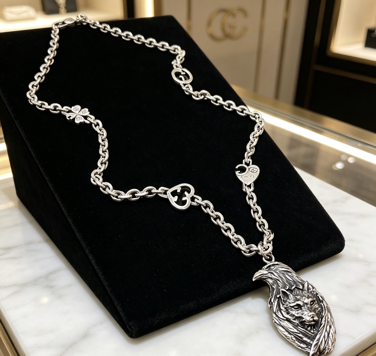 Gucci Haute Couture Haute Joaillerie Fine Jewelry Earrings Necklace Ring 2