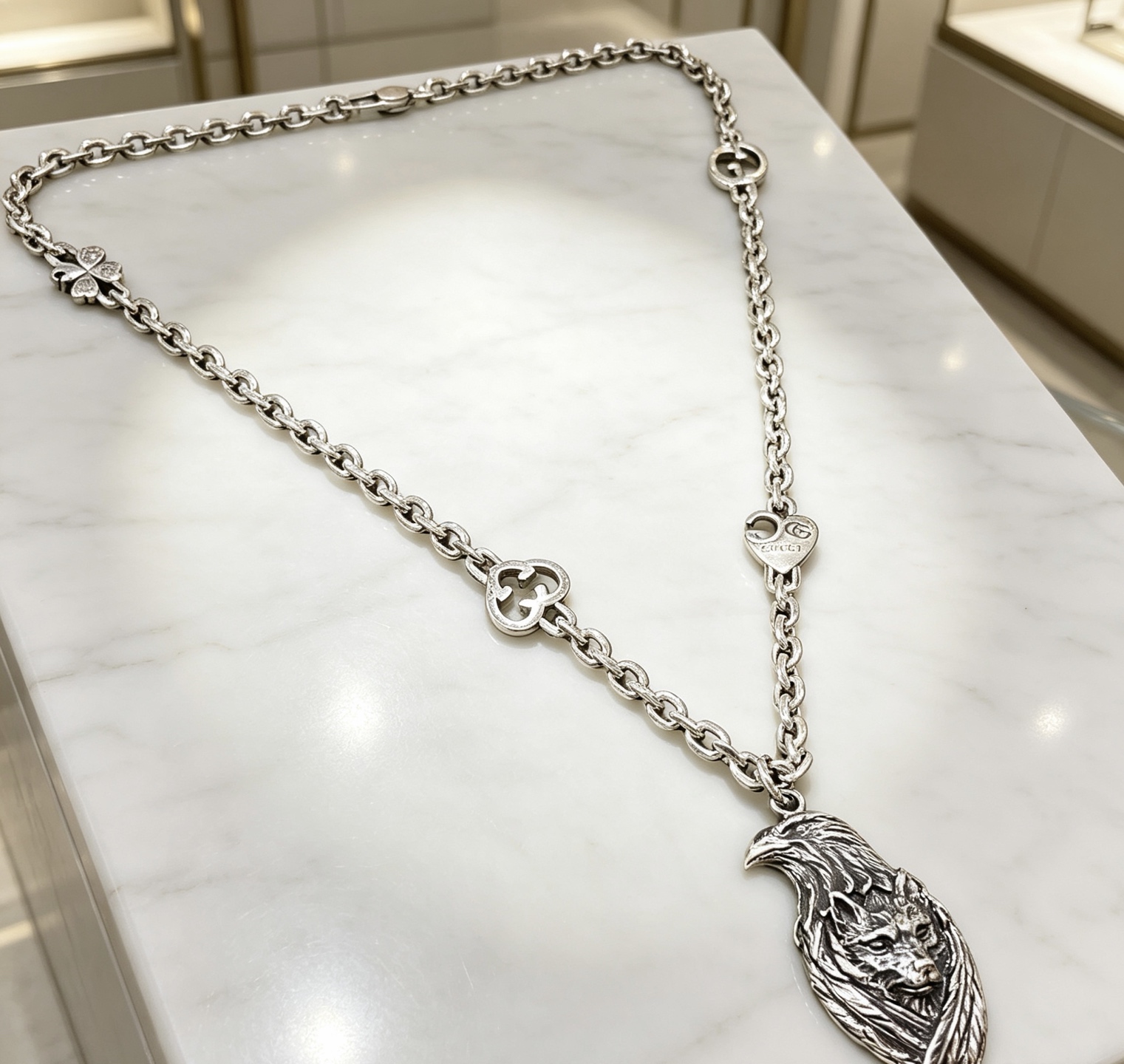 Gucci Haute Couture Haute Joaillerie Fine Jewelry Earrings Necklace Ring 5