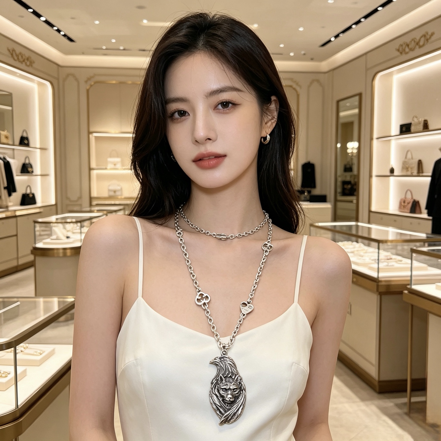Gucci Haute Couture Haute Joaillerie Fine Jewelry Earrings Necklace Ring 9