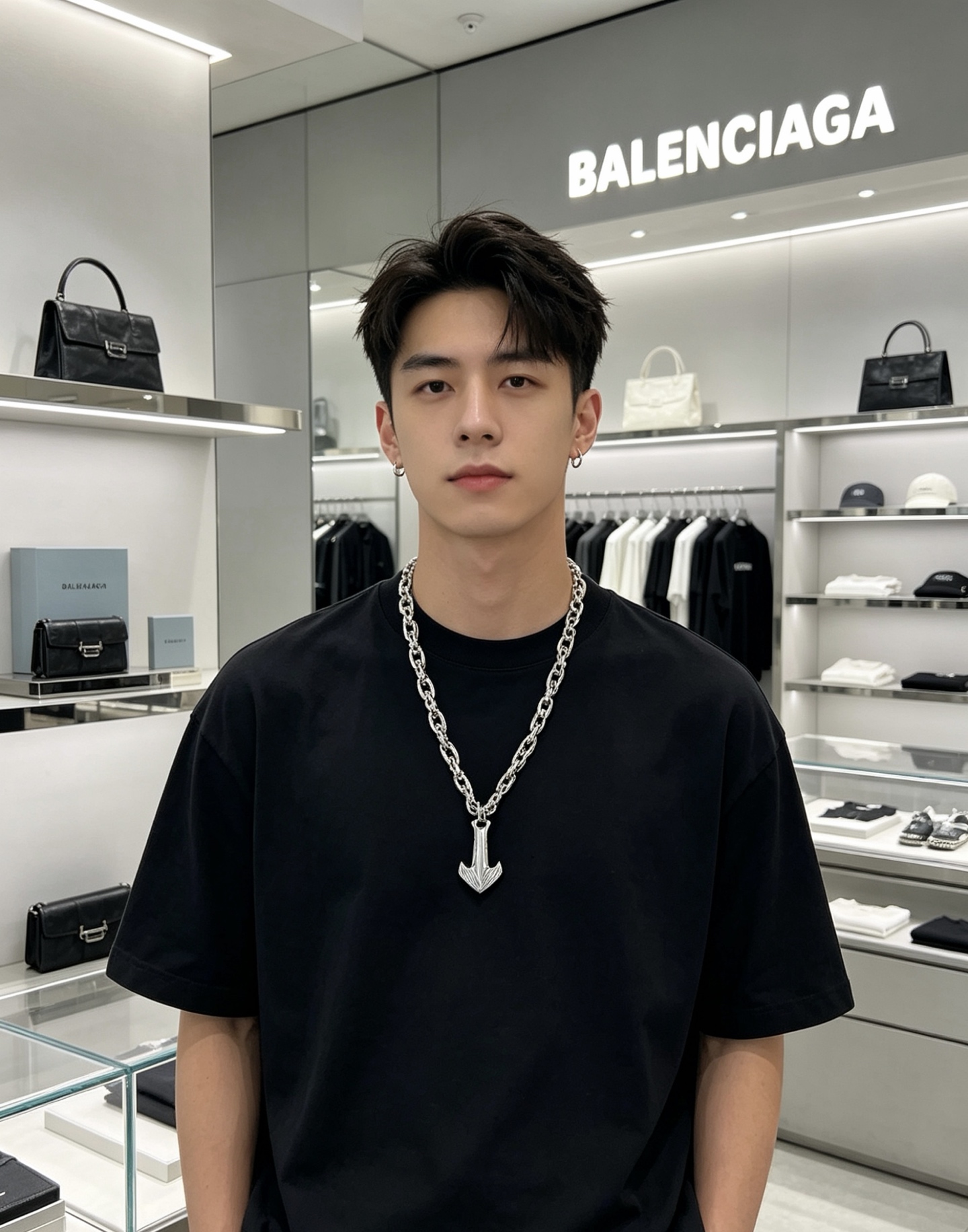 巴黎世家 Balenciaga 高定典藏传世高定珠宝耳环项链戒指首饰 #AC66646E 8
