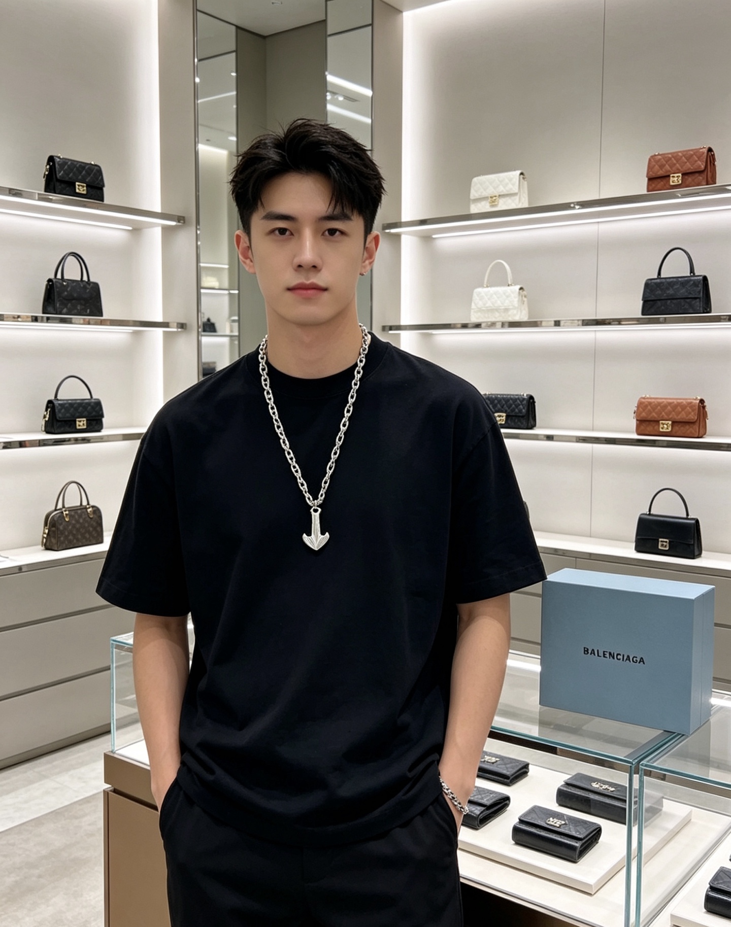 巴黎世家 Balenciaga 高定典藏传世高定珠宝耳环项链戒指首饰 #AC66646E 6