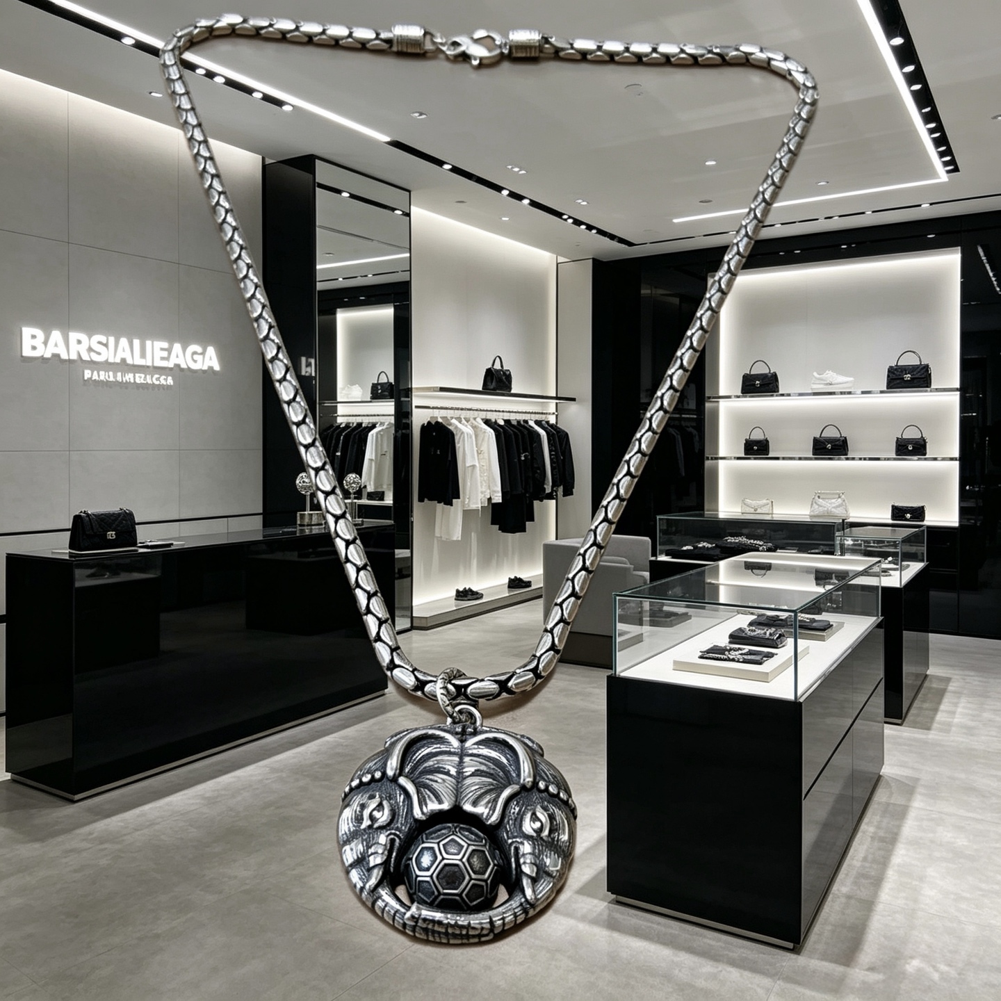 巴黎世家 Balenciaga 高定典藏传世高定珠宝耳环项链戒指首饰 #79565F16 4