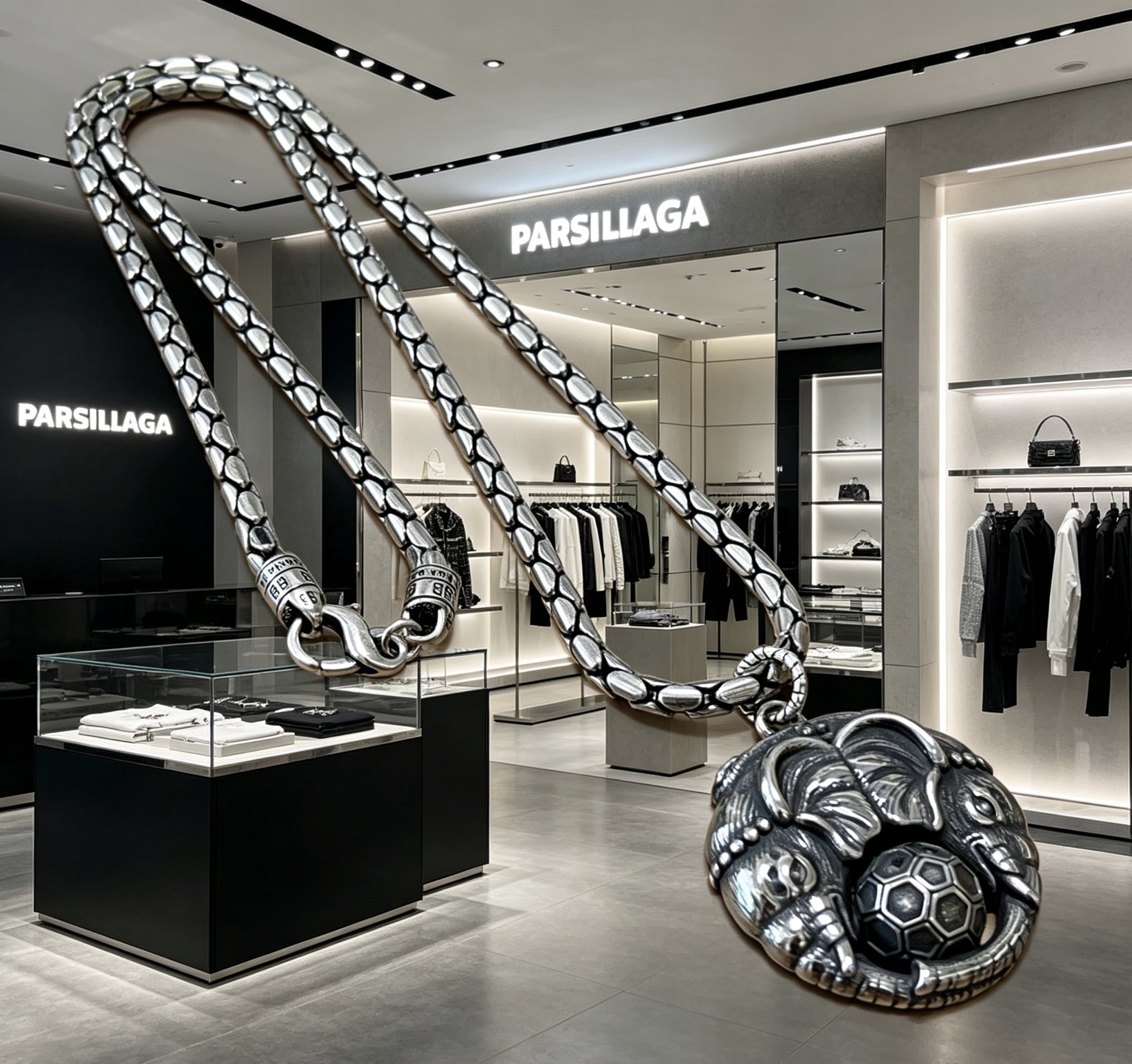 巴黎世家 Balenciaga 高定典藏传世高定珠宝耳环项链戒指首饰 #79565F16 7