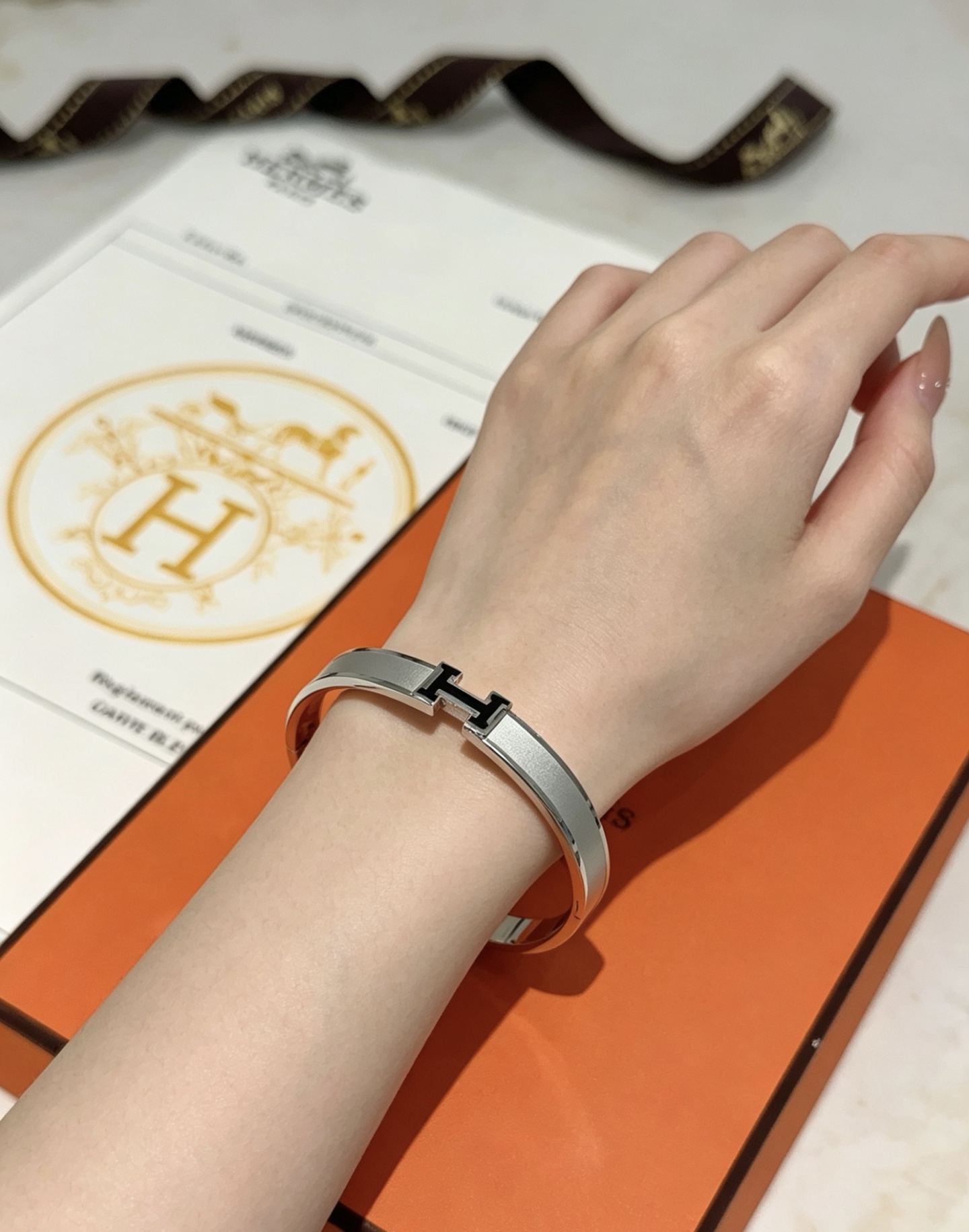 爱马仕 Hermès 高定典藏传世高定珠宝耳环项链戒指首饰 #E0677A60 3