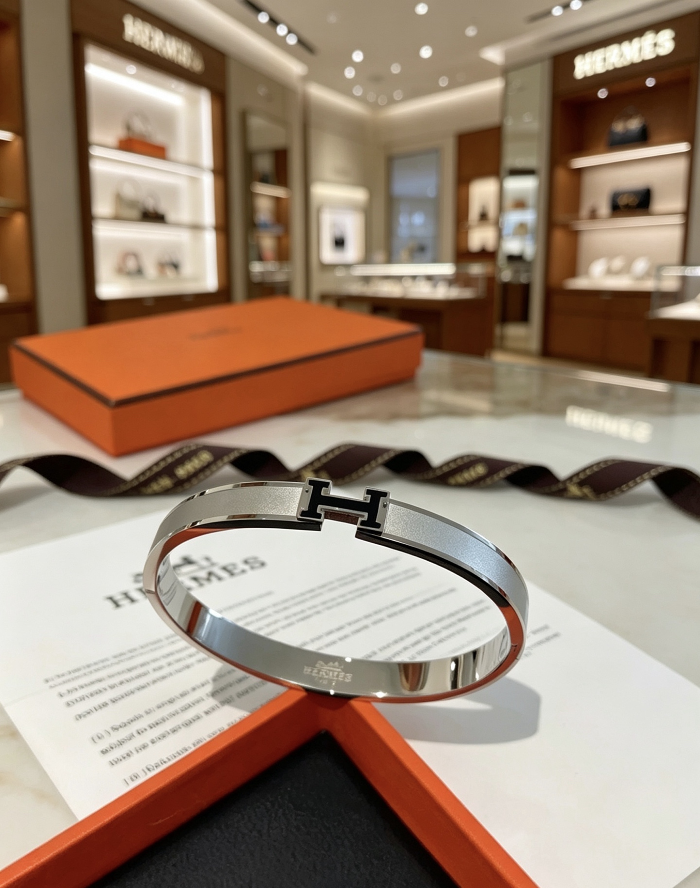 爱马仕 Hermès 高定典藏传世高定珠宝耳环项链戒指首饰 #E0677A60 4