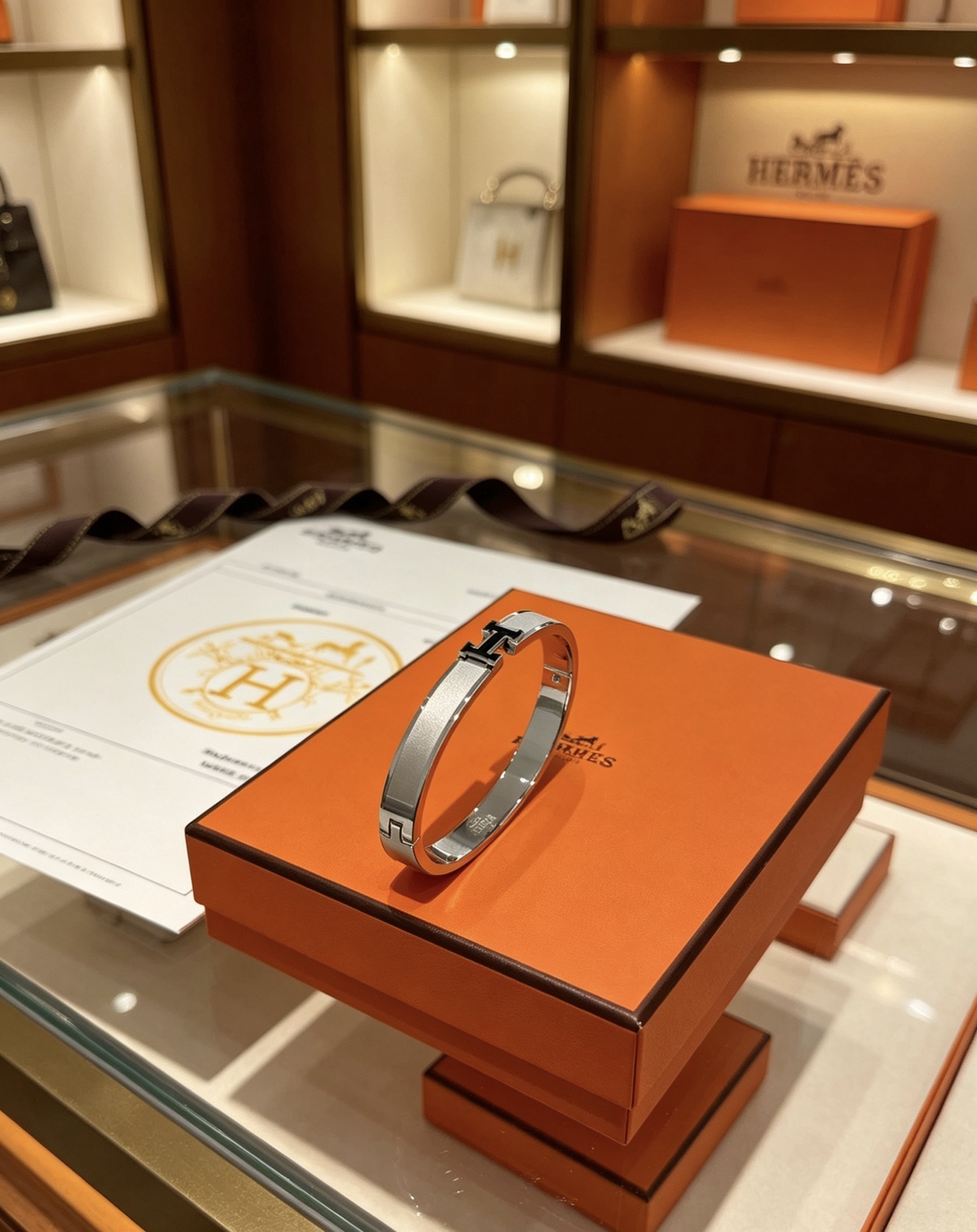 爱马仕 Hermès 高定典藏传世高定珠宝耳环项链戒指首饰 #E0677A60 7