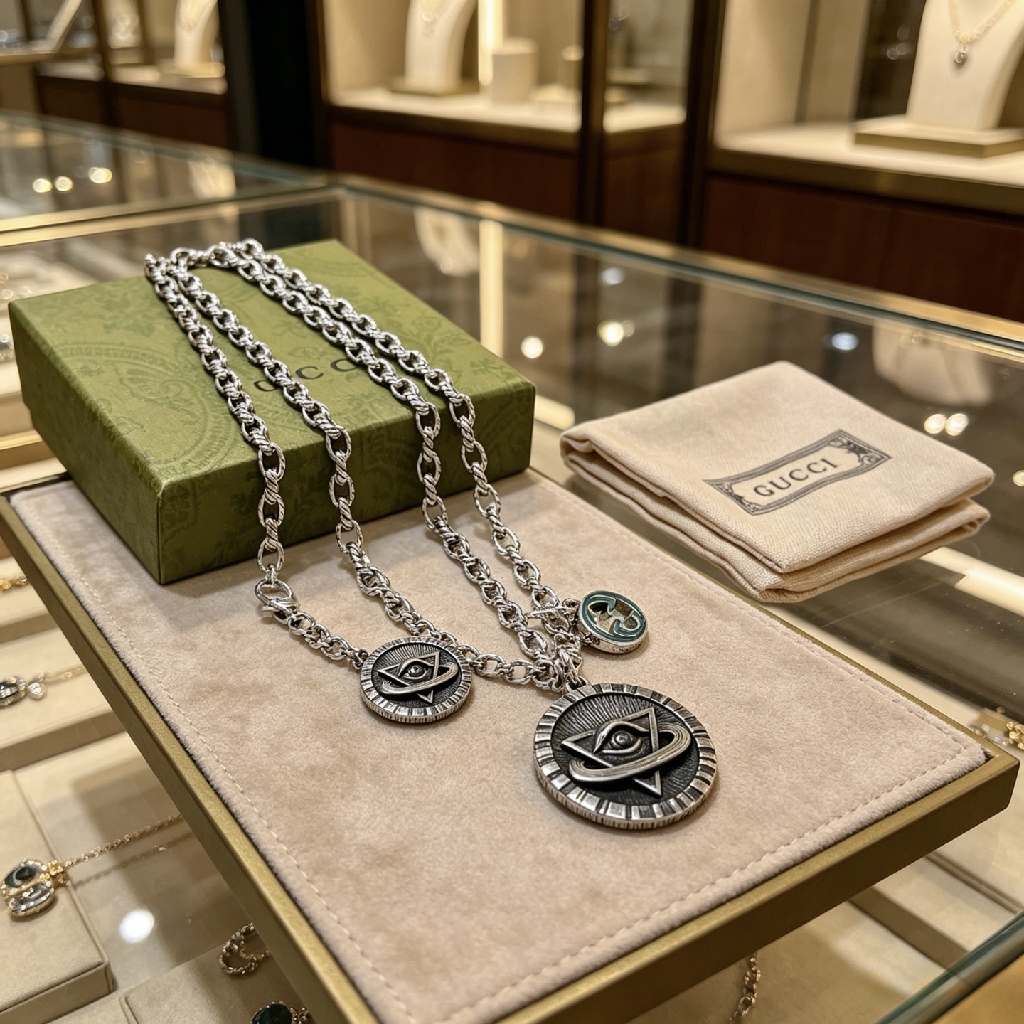 Gucci Haute Couture Haute Joaillerie Fine Jewelry Earrings Necklace Ring 9