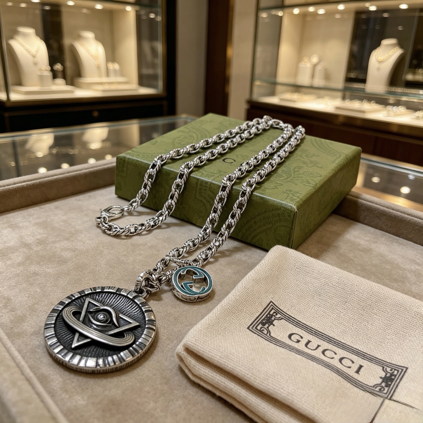 Gucci Haute Couture Haute Joaillerie Fine Jewelry Earrings Necklace Ring 5