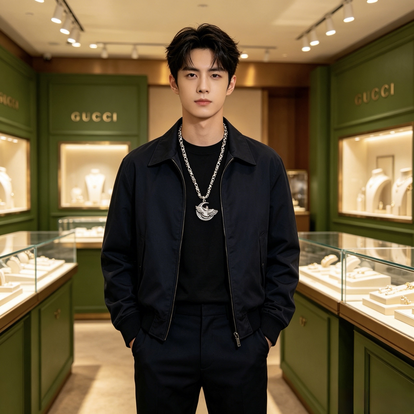 古驰 Gucci 高定典藏传世高定珠宝耳环项链戒指首饰 #8AFF4464 8
