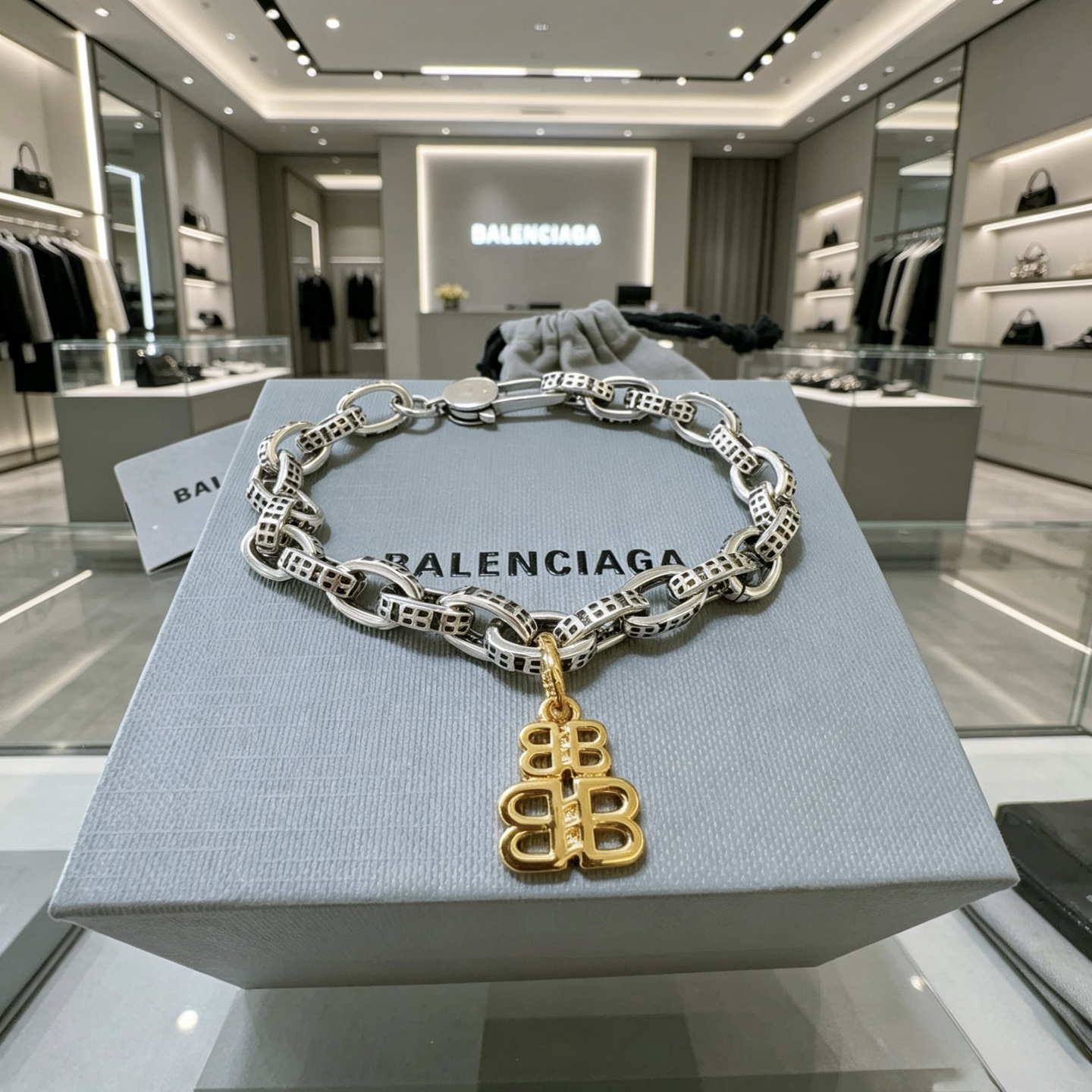 巴黎世家 Balenciaga 高定典藏传世高定珠宝耳环项链戒指首饰 #DDC34A2A 7