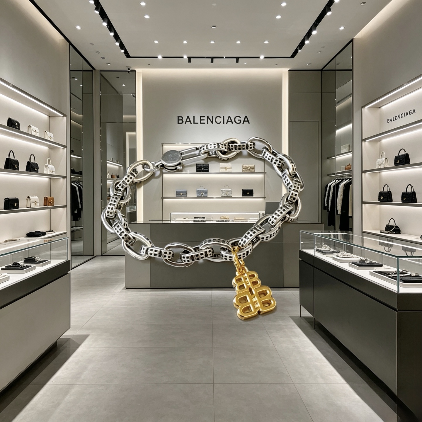 巴黎世家 Balenciaga 高定典藏传世高定珠宝耳环项链戒指首饰 #DDC34A2A 5