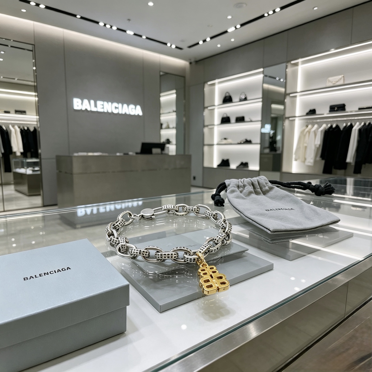 巴黎世家 Balenciaga 高定典藏传世高定珠宝耳环项链戒指首饰 #DDC34A2A 9