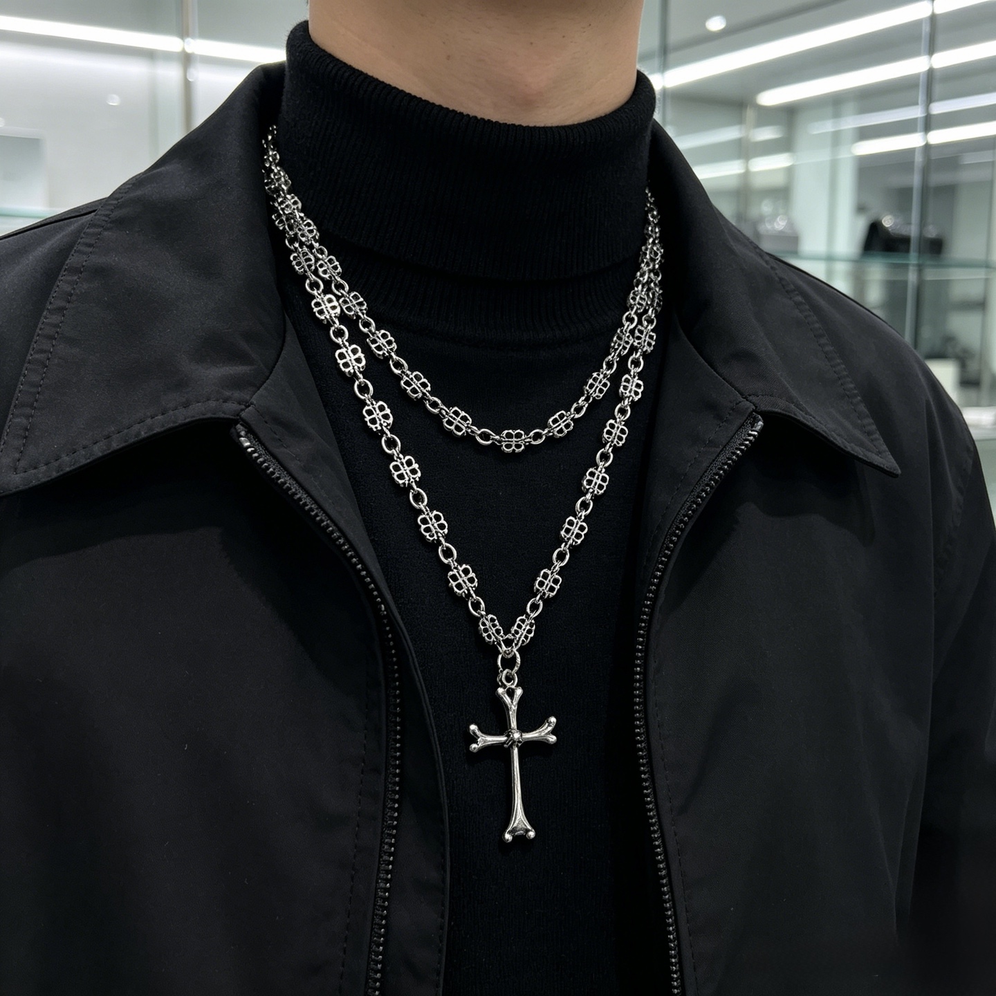 巴黎世家 Balenciaga 高定典藏传世高定珠宝耳环项链戒指首饰 #D25B3C45 6