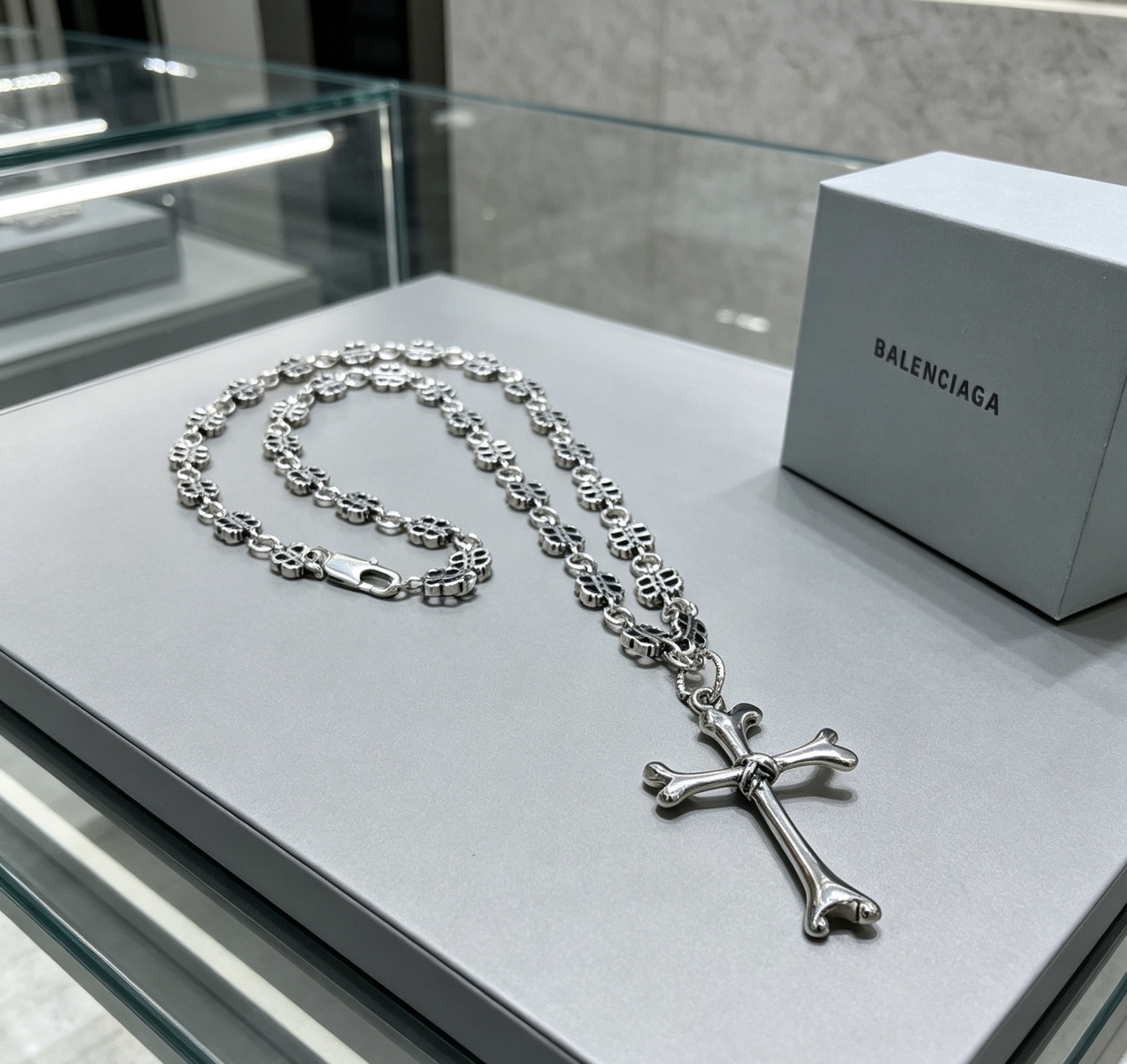 巴黎世家 Balenciaga 高定典藏传世高定珠宝耳环项链戒指首饰 #D25B3C45 5