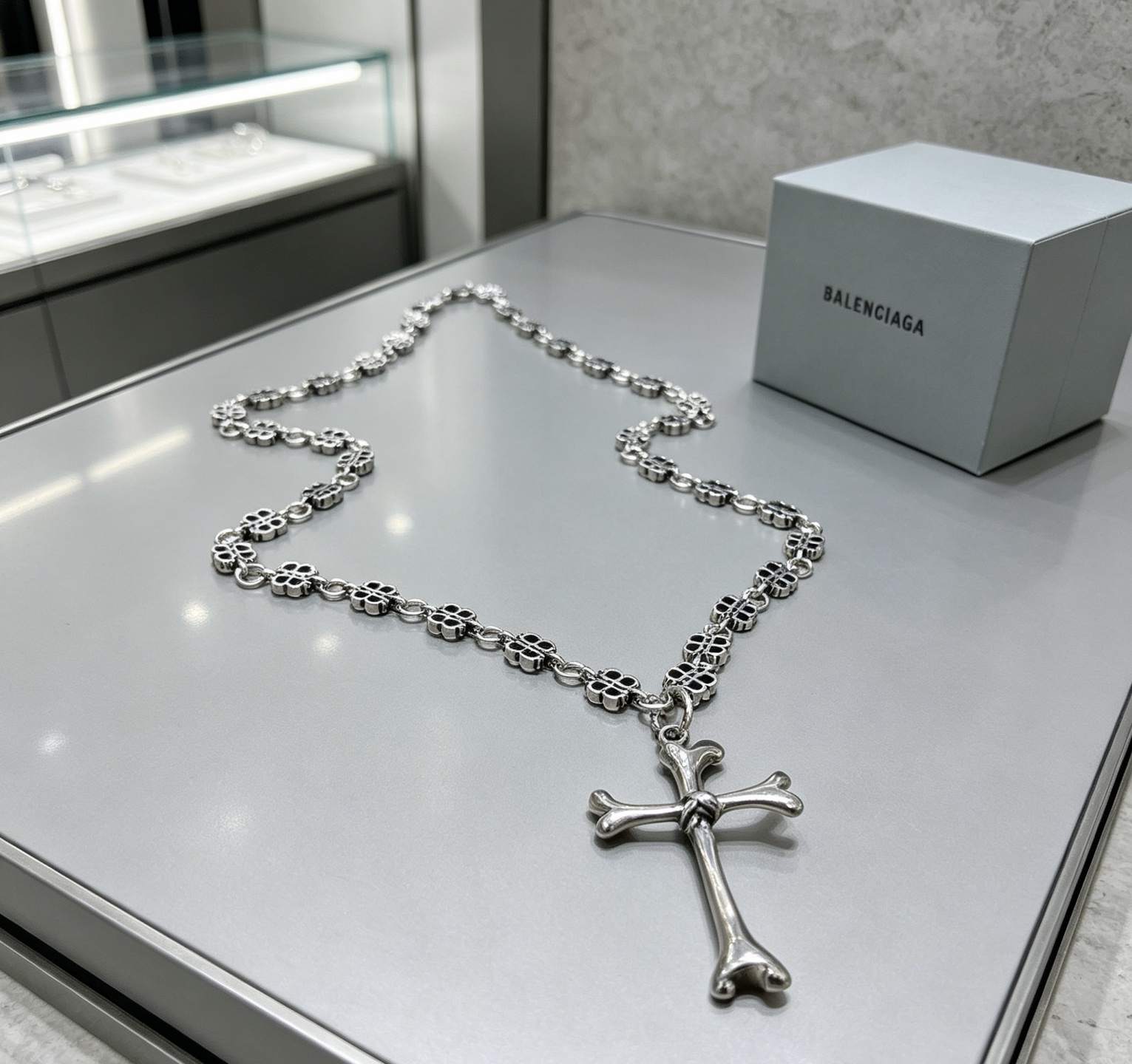 巴黎世家 Balenciaga 高定典藏传世高定珠宝耳环项链戒指首饰 #D25B3C45 2