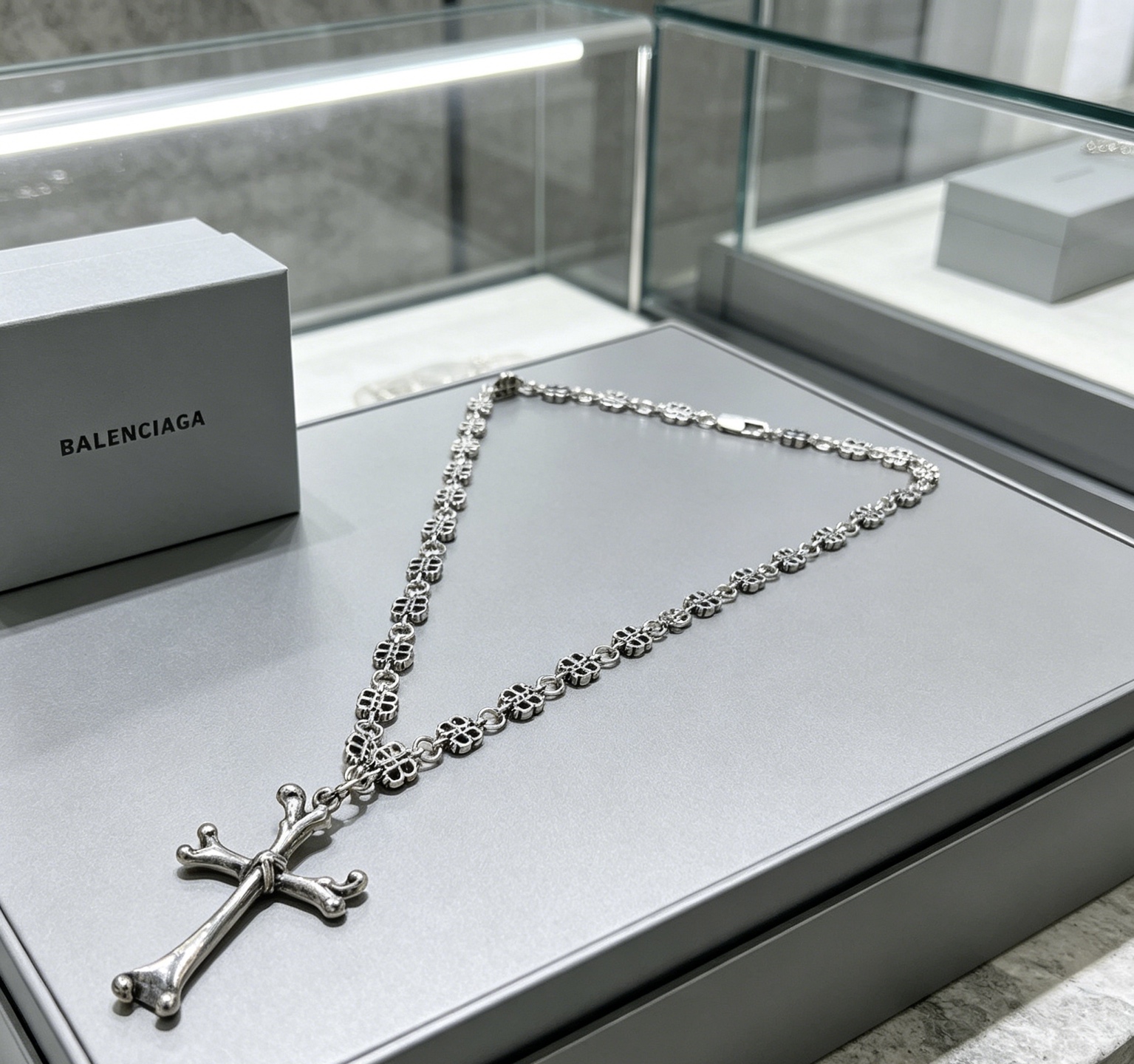 巴黎世家 Balenciaga 高定典藏传世高定珠宝耳环项链戒指首饰 #D25B3C45 4
