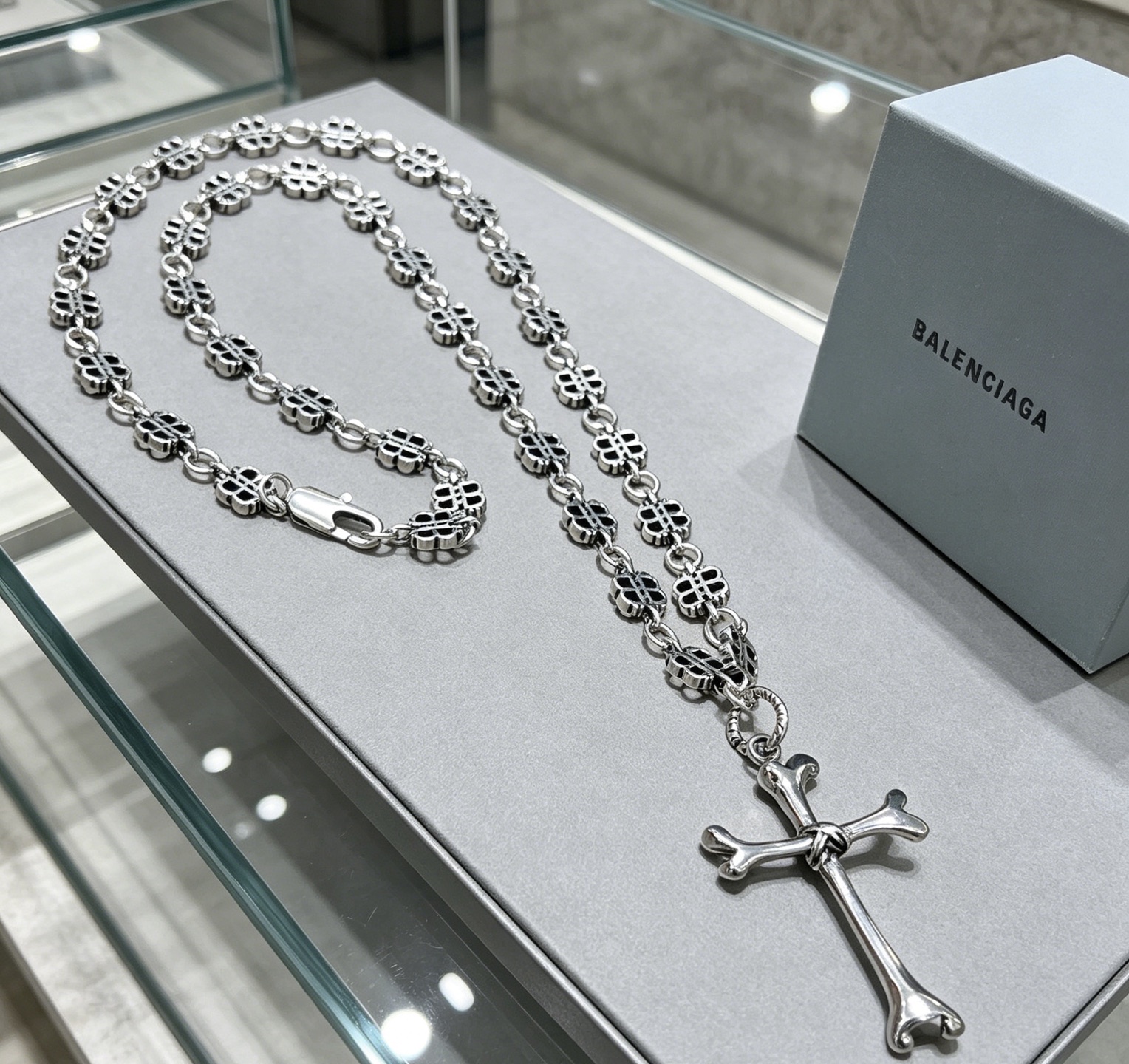 巴黎世家 Balenciaga 高定典藏传世高定珠宝耳环项链戒指首饰 #D25B3C45 7