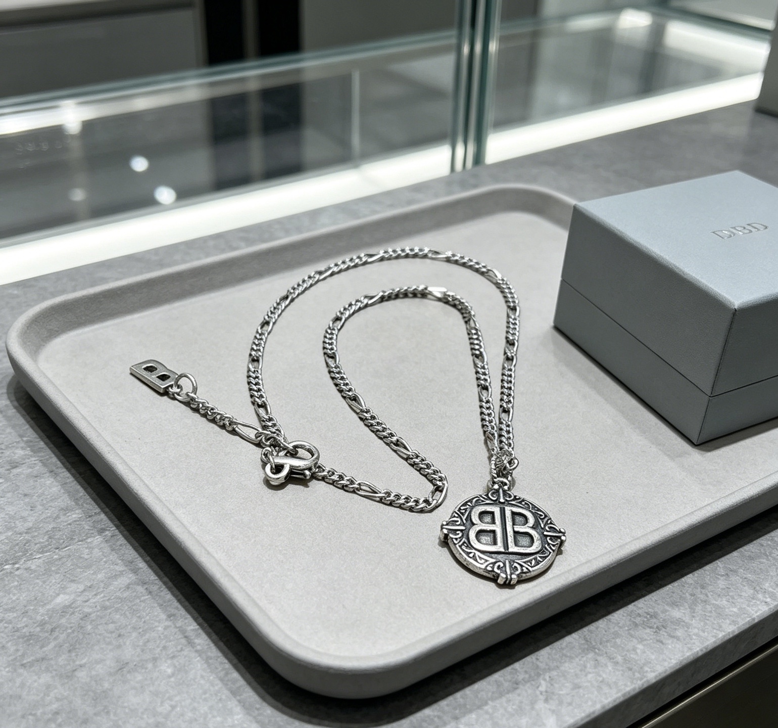 巴黎世家 Balenciaga 高定典藏传世高定珠宝耳环项链戒指首饰 #C9689D8D 4
