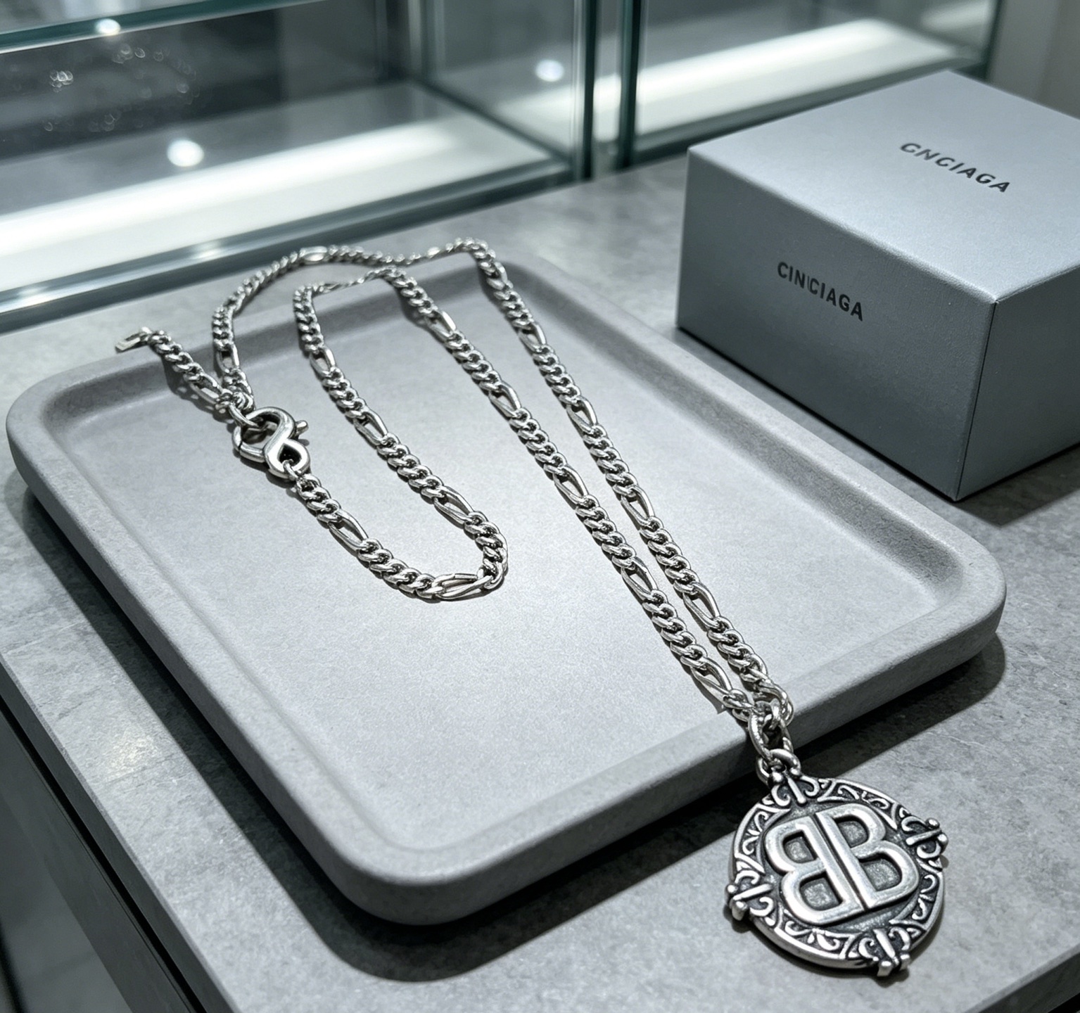巴黎世家 Balenciaga 高定典藏传世高定珠宝耳环项链戒指首饰 #C9689D8D 5