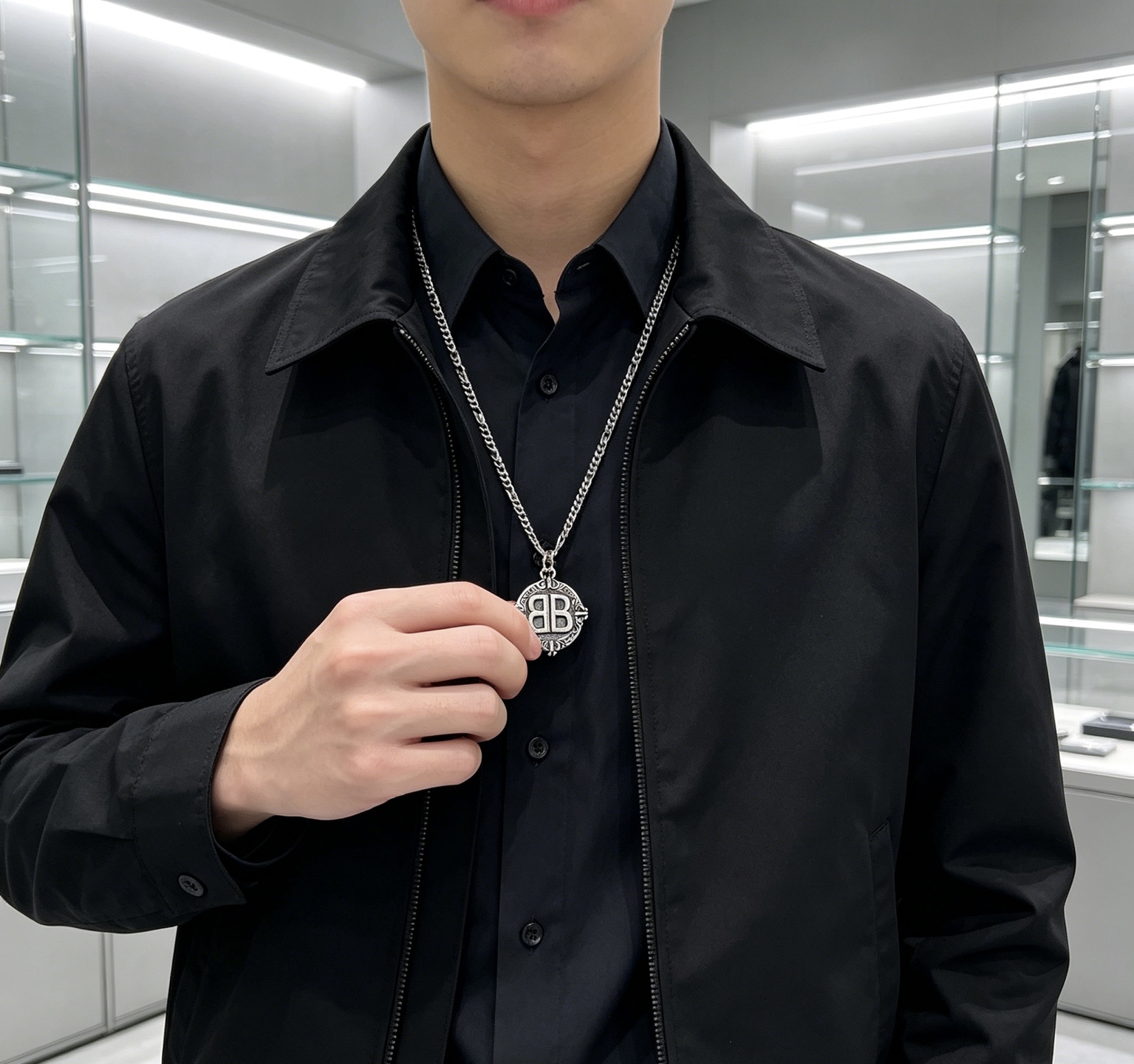 巴黎世家 Balenciaga 高定典藏传世高定珠宝耳环项链戒指首饰 #C9689D8D 3