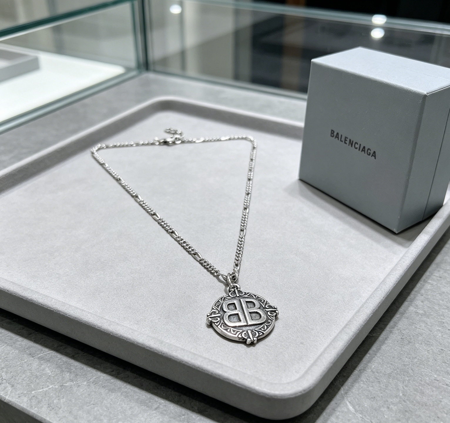 巴黎世家 Balenciaga 高定典藏传世高定珠宝耳环项链戒指首饰 #C9689D8D 2