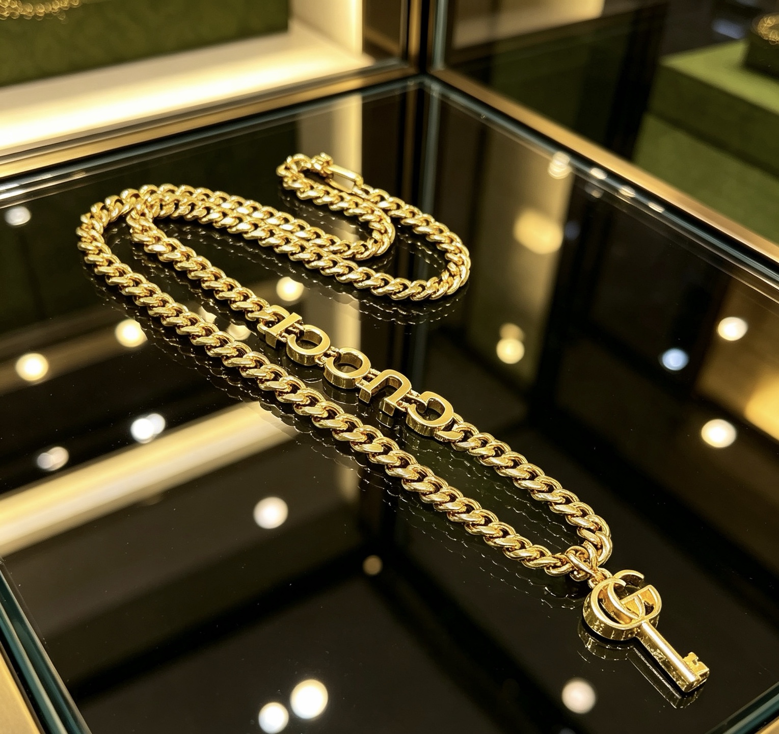 NO:896413,The latest Gucci necklace has a higher grade. The same style as the star Anger Forest series double G classic necklace gold series necklace. The chain length is 60 cm and the length can be changed. The details are distressed. The shiny version is not available in the market. This one has been on the market. It is a best-selling model in Gucci. It is very good to match trendy clothes, fine jewelry, gucci, necklace, gold.19860909批古驰项链最新款链条档次更高明星同款Anger Forest系列双G经典项链黄金系列项链 链长60厘米可改长度 细节对版做旧处理 非市面亮面版型 这款一直在出 古驰里面热卖款 非常好搭配潮流衣服,饰品精品,gucci,necklace,gold,Jewelry