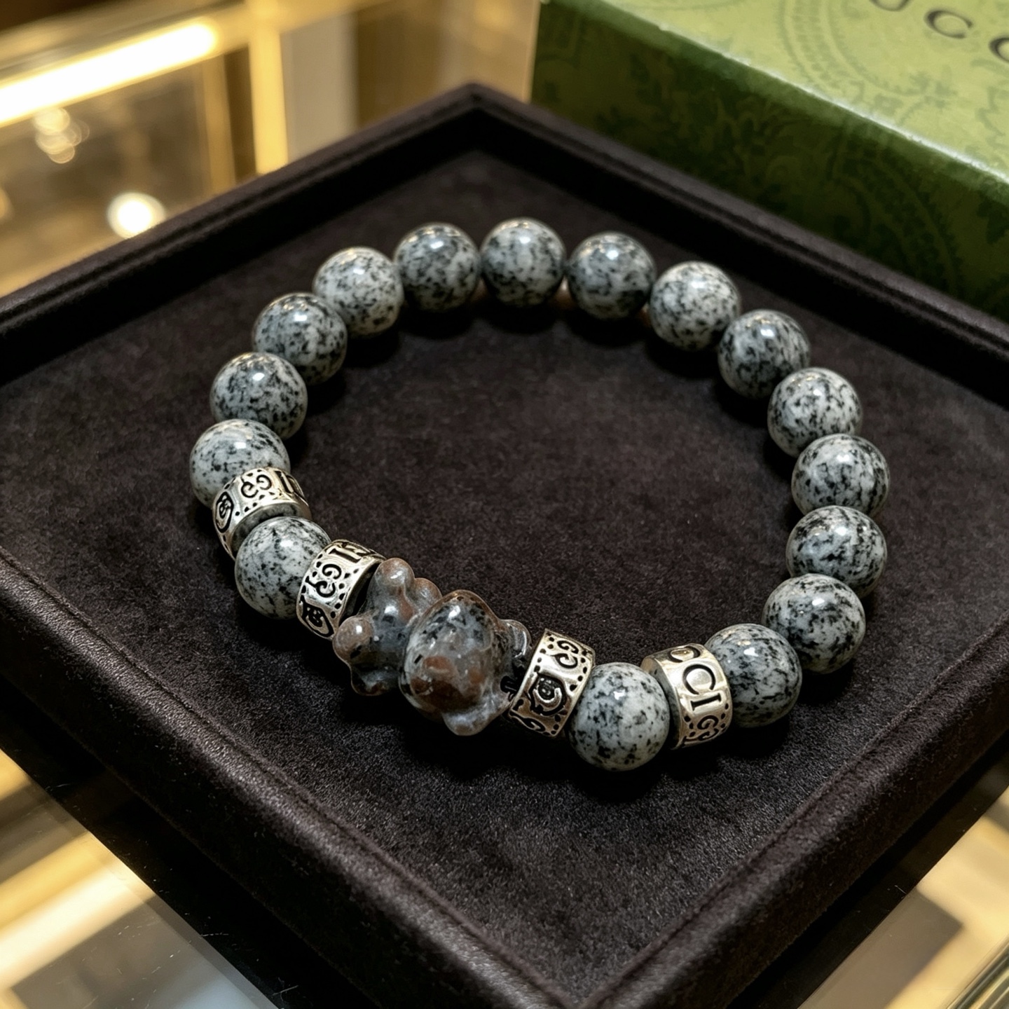古驰 Gucci 传世高定珠宝耳环项链戒指首饰 #112D7324 6