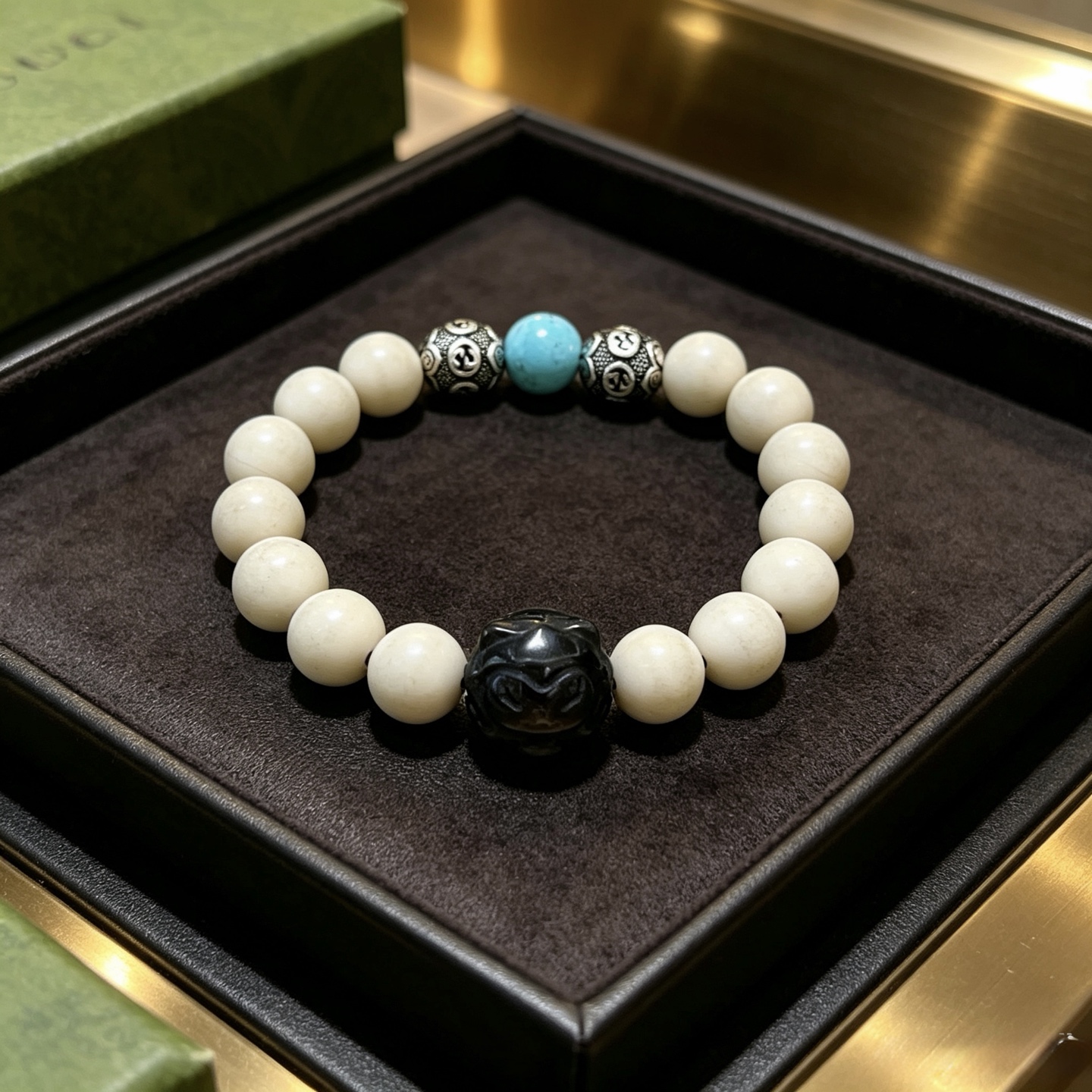 古驰 Gucci 传世高定珠宝耳环项链戒指首饰 #5168C823 4