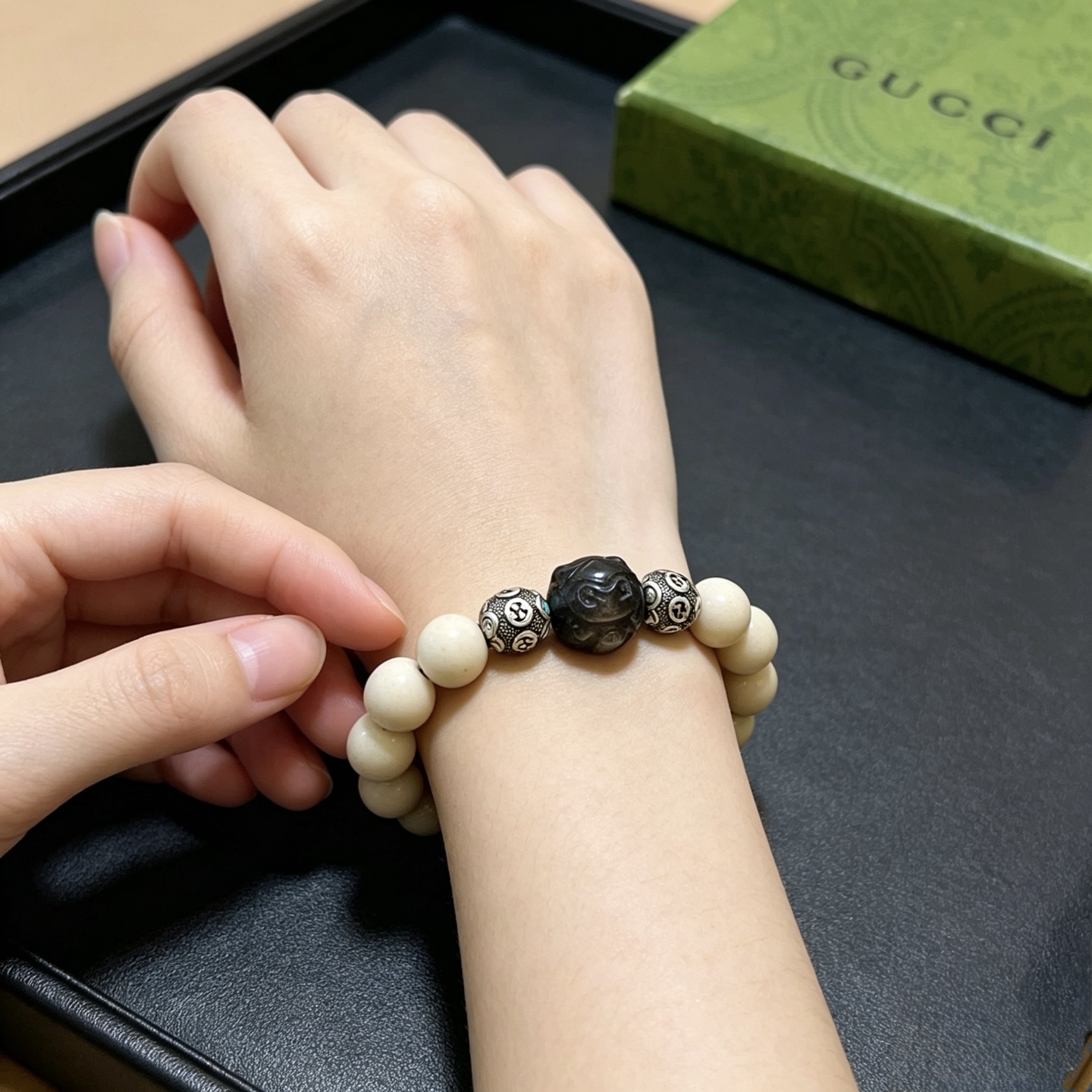 古驰 Gucci 传世高定珠宝耳环项链戒指首饰 #5168C823 7