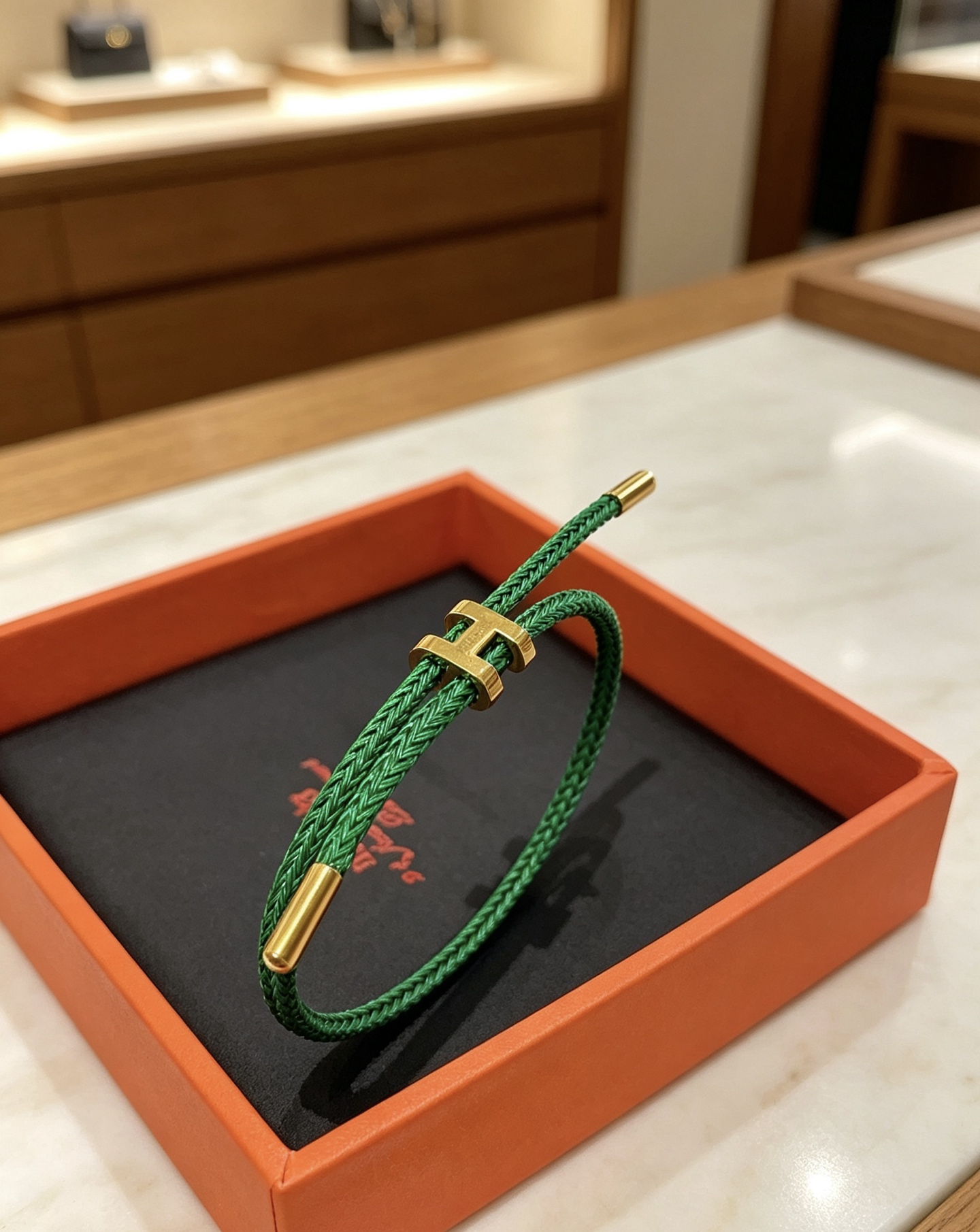 爱马仕 Hermès 传世高定珠宝耳环项链戒指首饰 #E25A7C55 3
