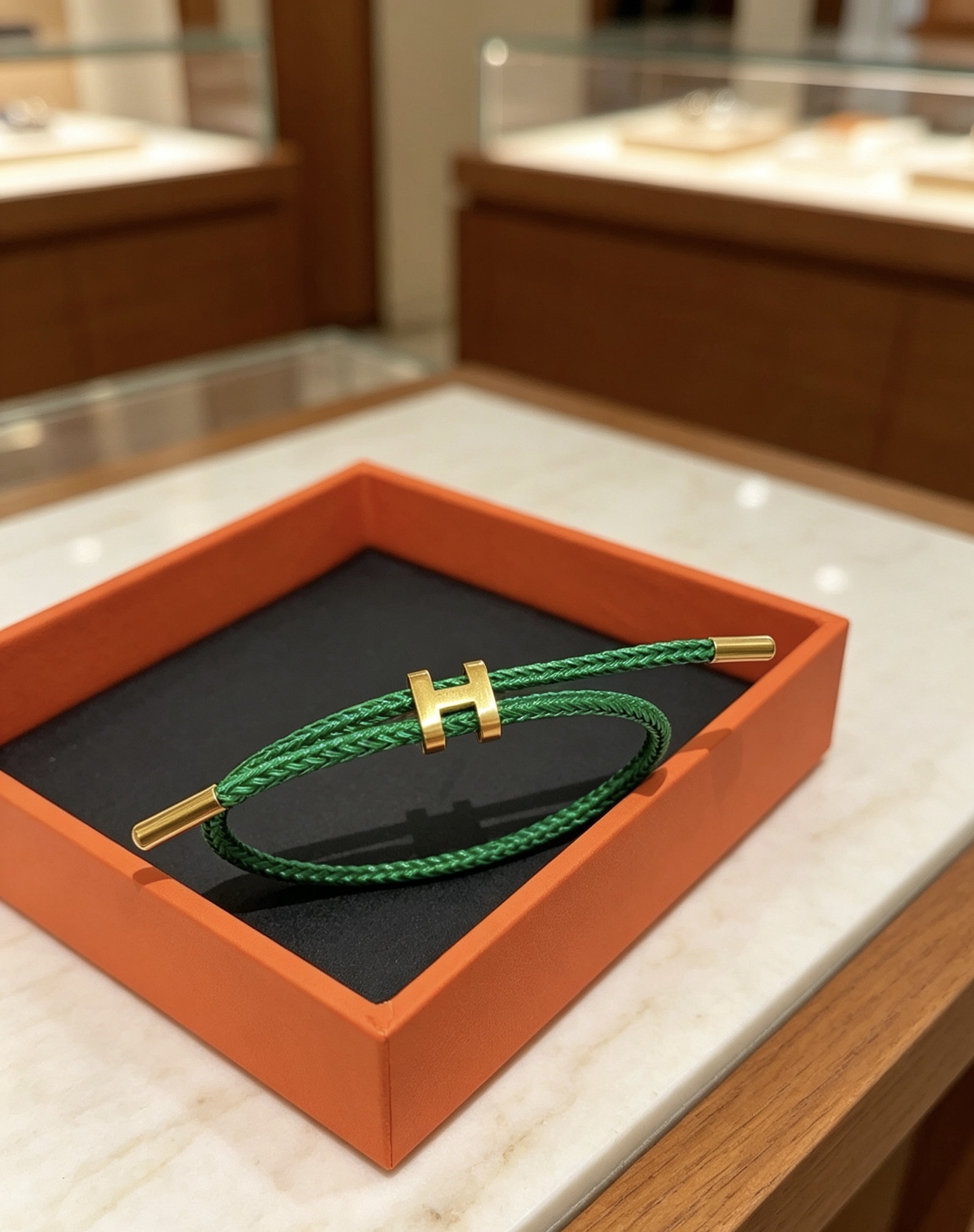 爱马仕 Hermès 传世高定珠宝耳环项链戒指首饰 #E25A7C55 8