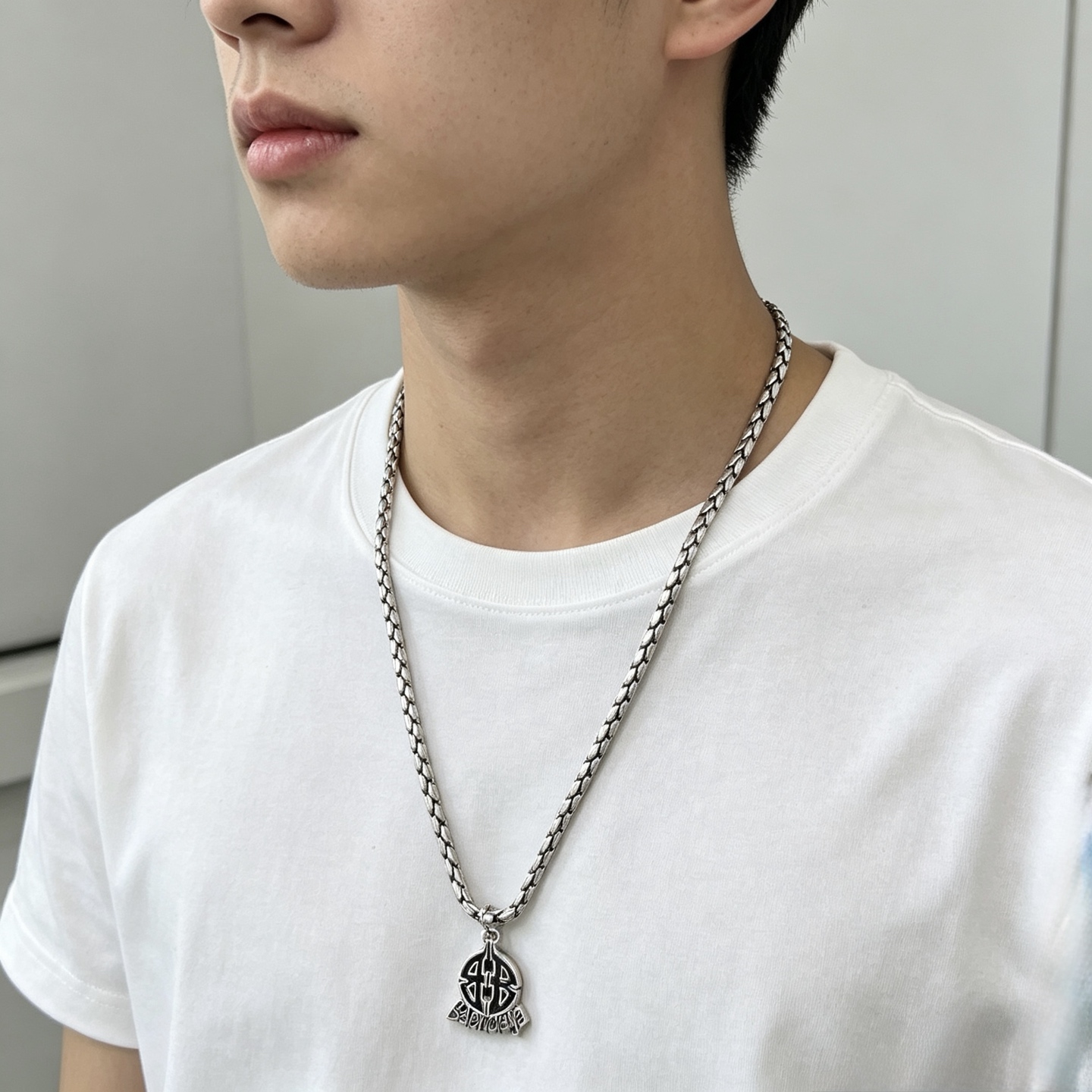 货🔹🔹新品 巴黎世家项链 Balenciaga 新款项链🔹 细节做工精细 每个细节流程到位 设计工艺精细 款 设计独特 复古风格 巴黎世家项链 8