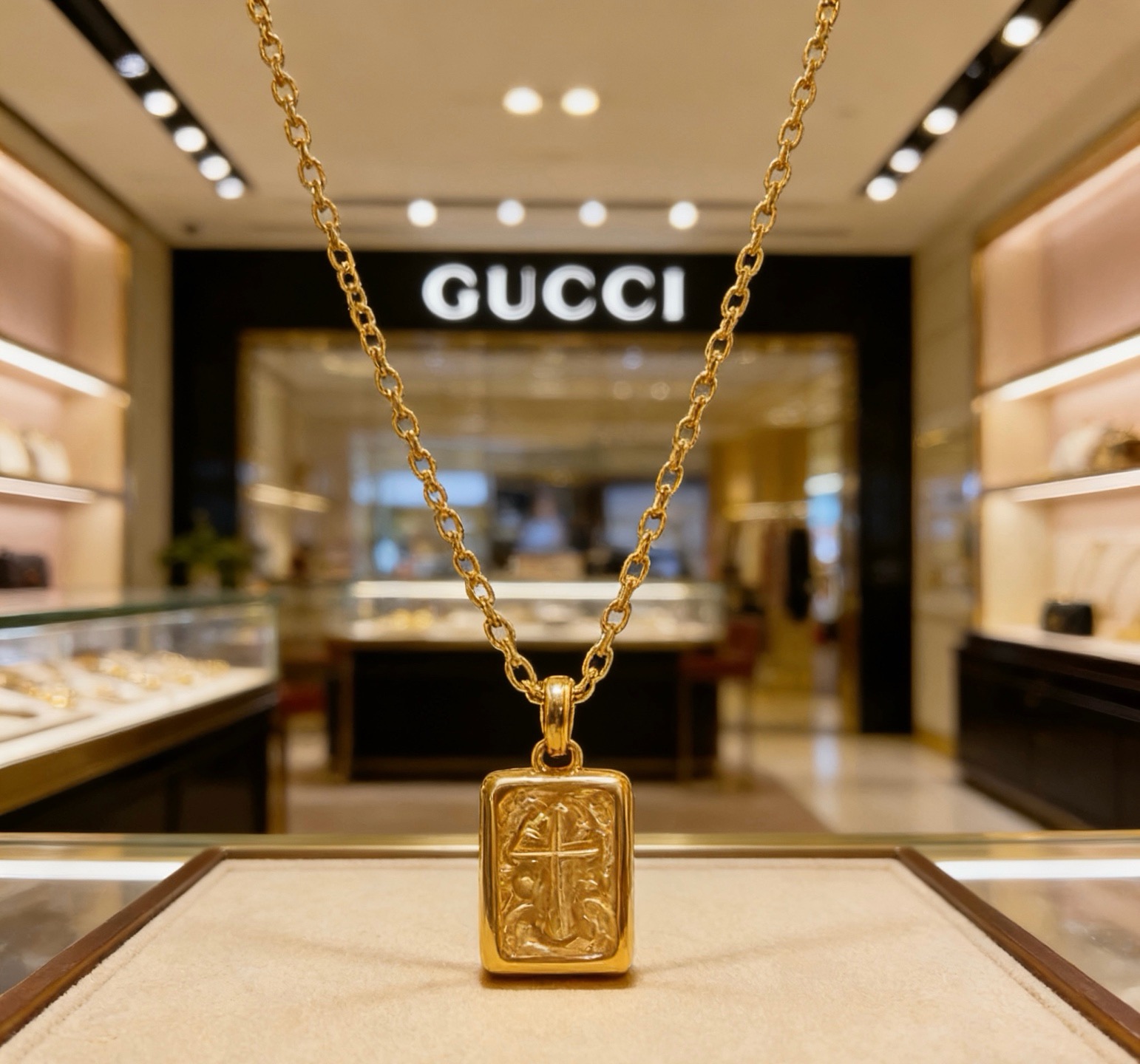 古驰 Gucci 高定典藏传世高定珠宝耳环项链戒指首饰 #8AC3D6C2 2