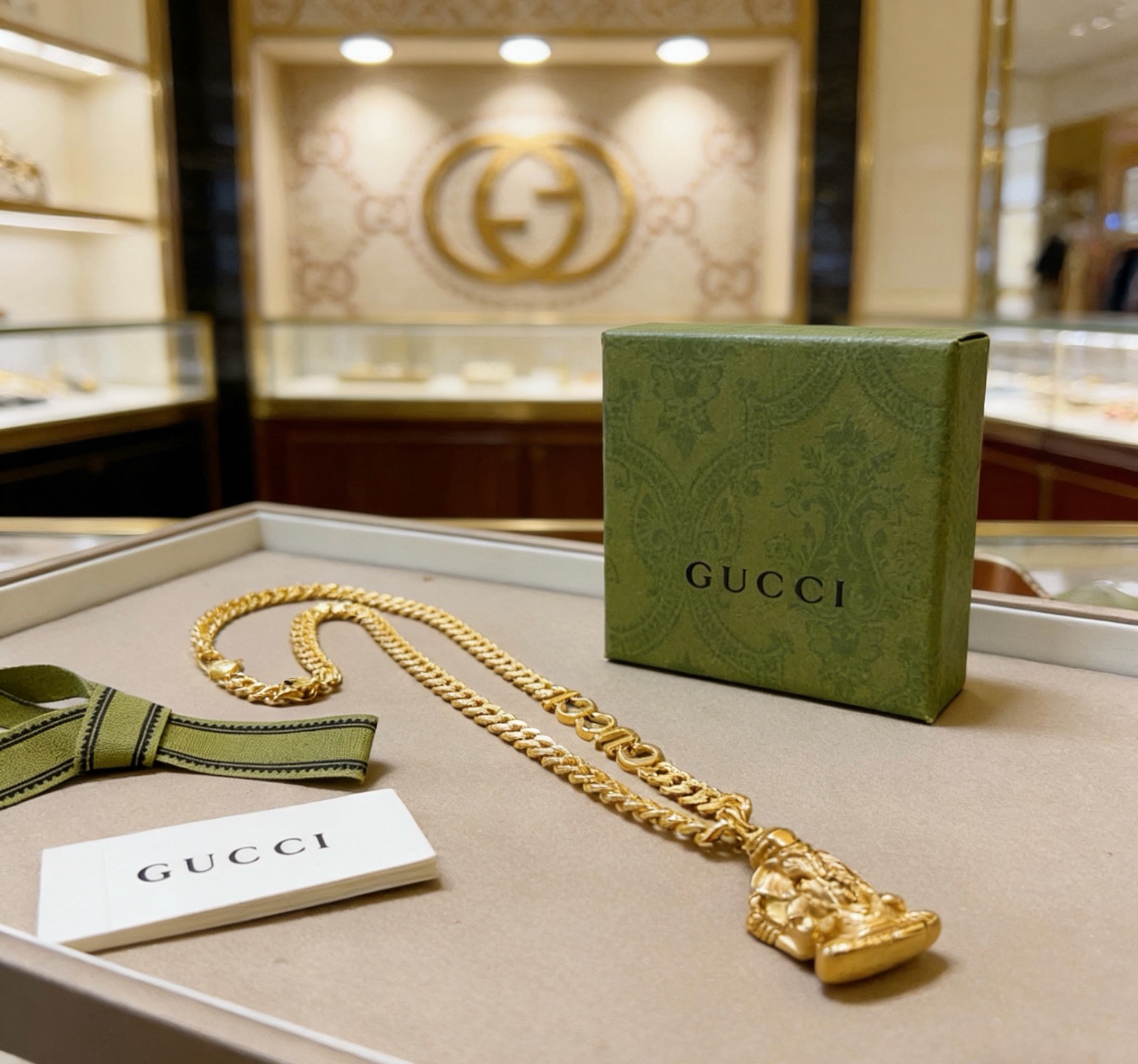 古驰 Gucci 高定典藏传世高定珠宝耳环项链戒指首饰 #552D41AE 8